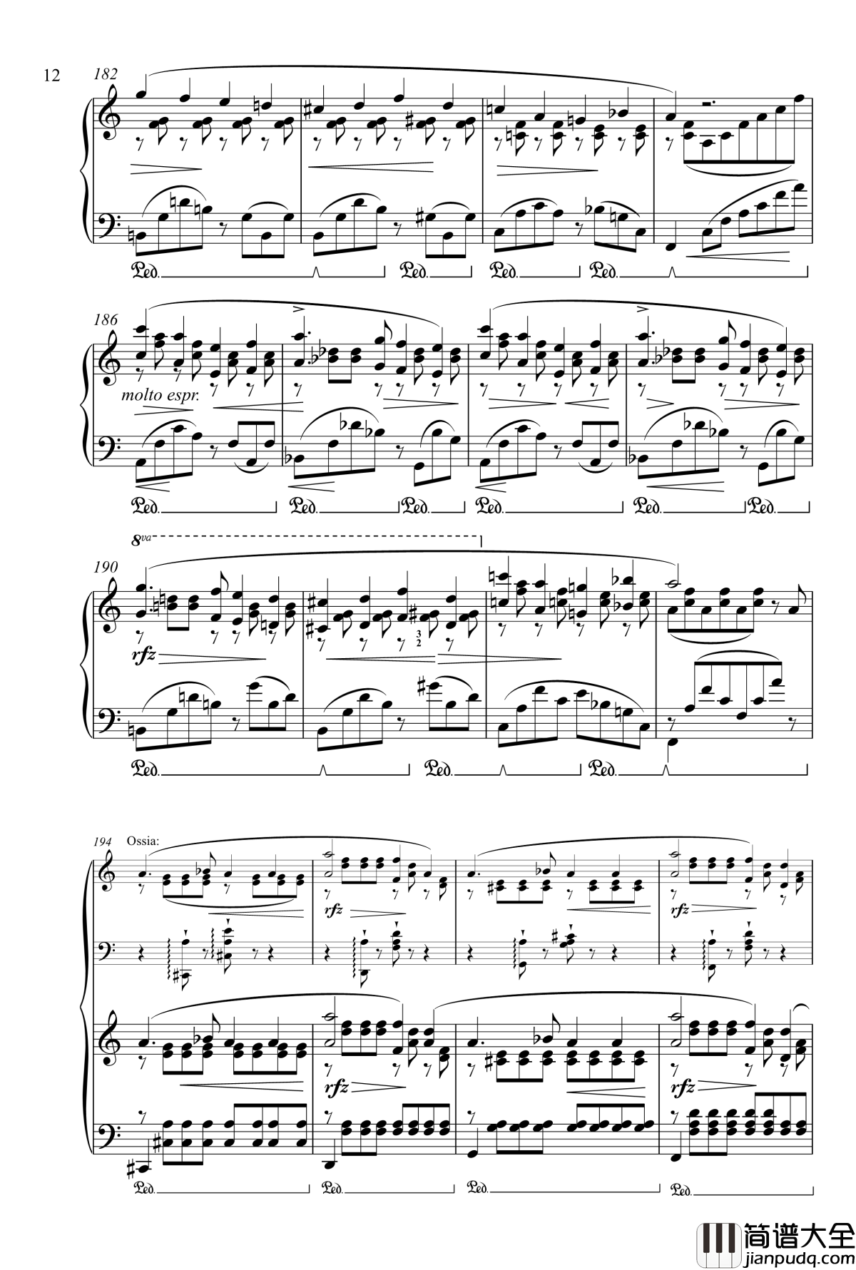 Hochzeitsmarsch_und_Elfenreigen_s410钢琴谱_婚礼进行曲_李斯特