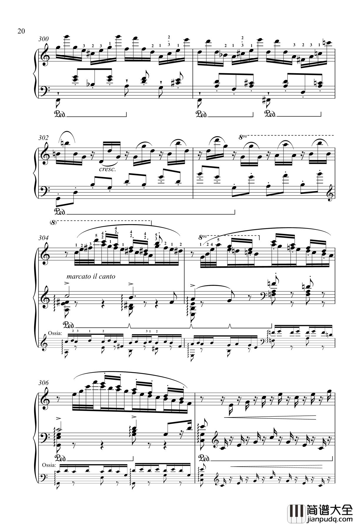 Hochzeitsmarsch_und_Elfenreigen_s410钢琴谱_婚礼进行曲_李斯特