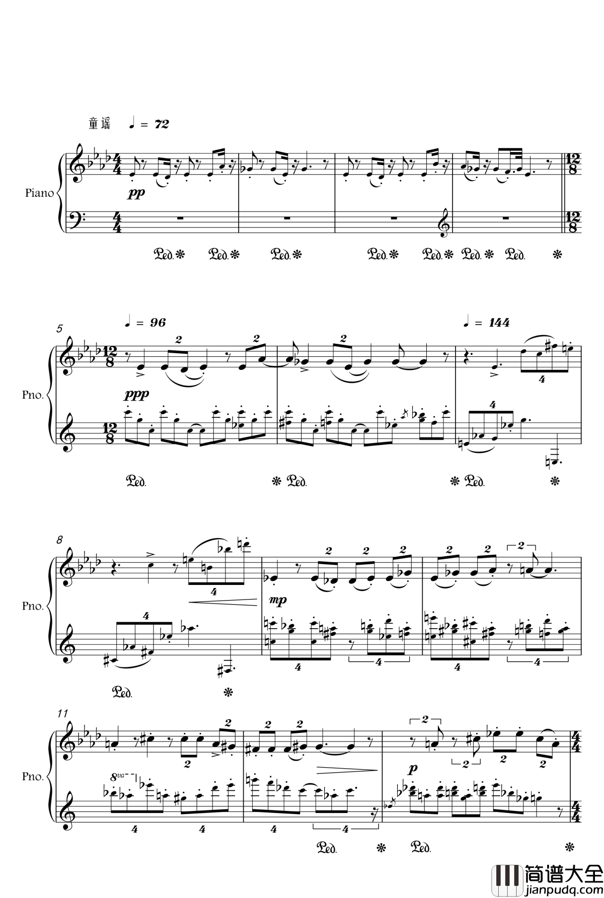 日本印象钢琴谱_YemSyun