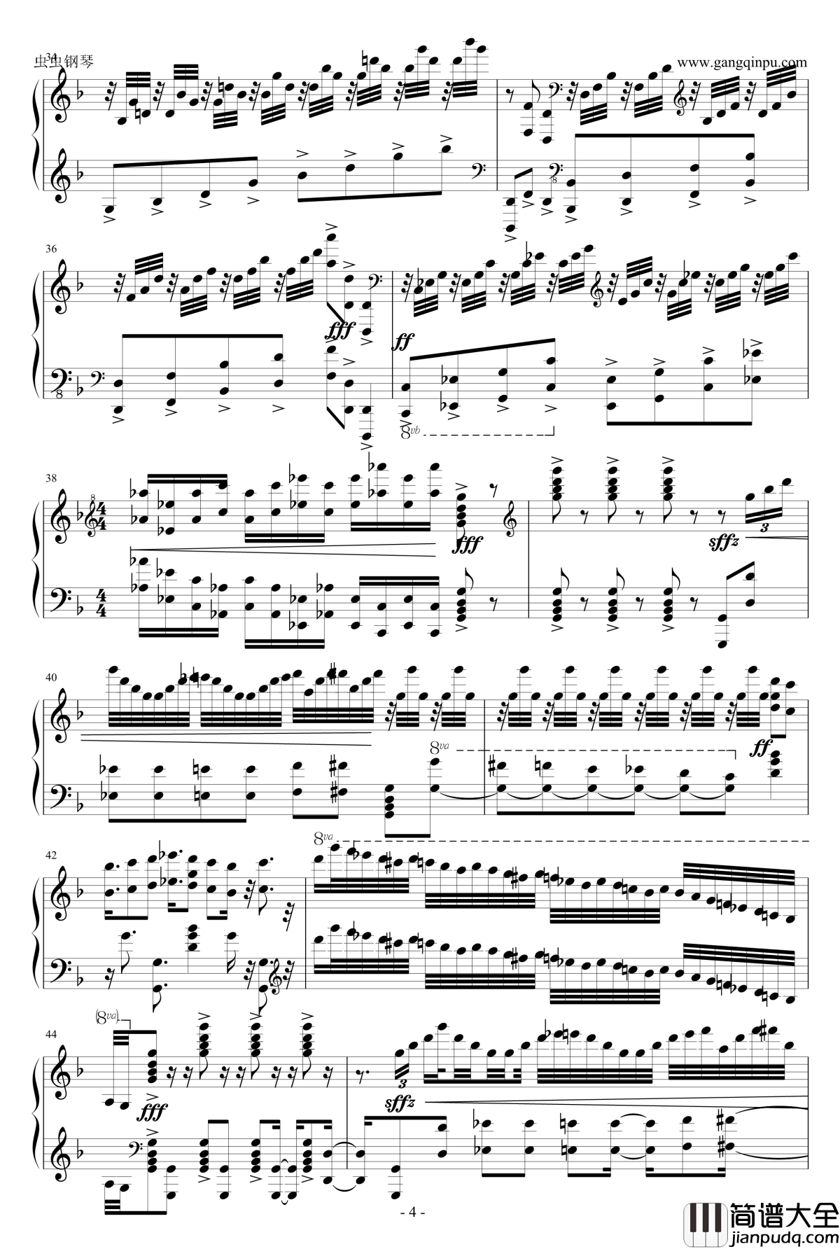 Requiem钢琴谱_安魂曲_马克西姆maksim_Maksim·Mrvica