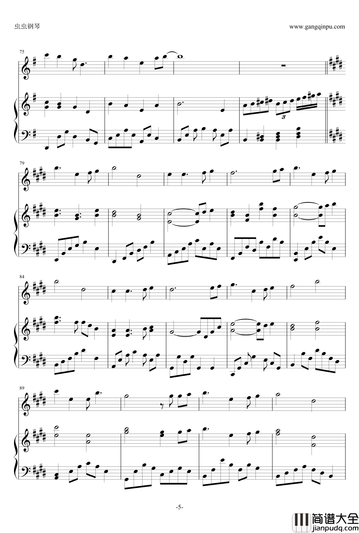 流星下的愿钢琴谱_张学友