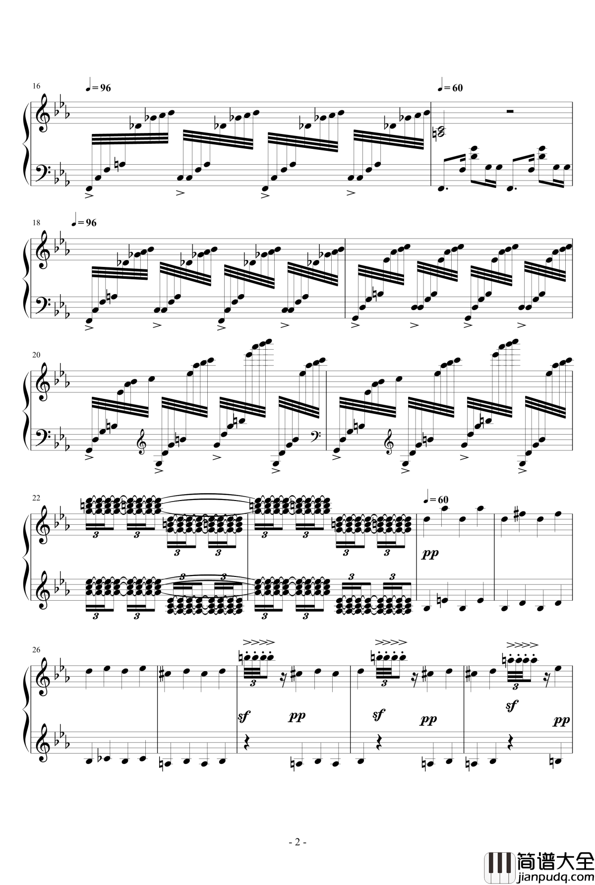 Etude_No.2钢琴谱_一个球