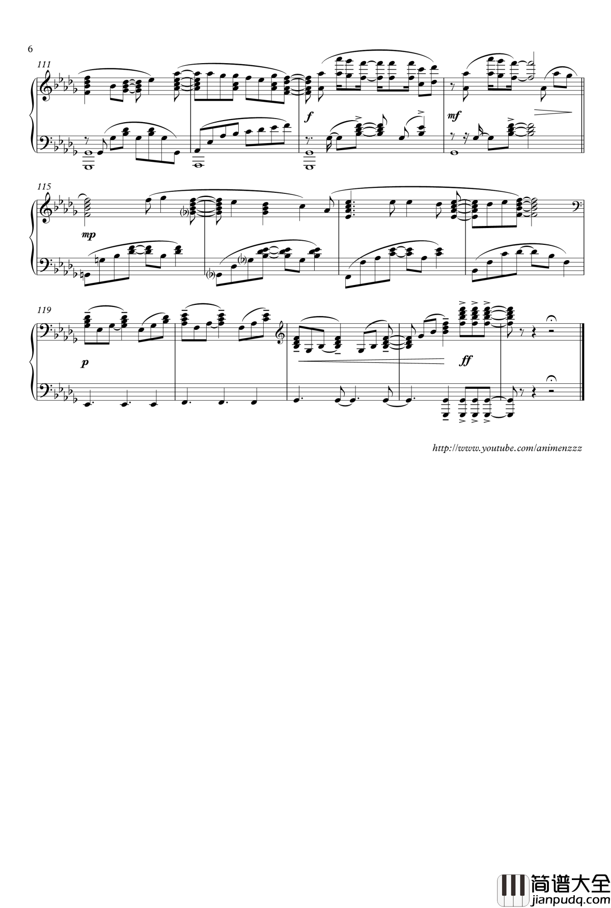 Colors钢琴谱_animenzzz_叛逆的鲁鲁修OP1