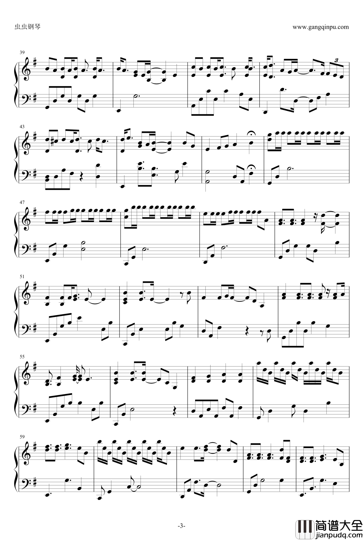 温柔钢琴谱_钢琴版_五月天