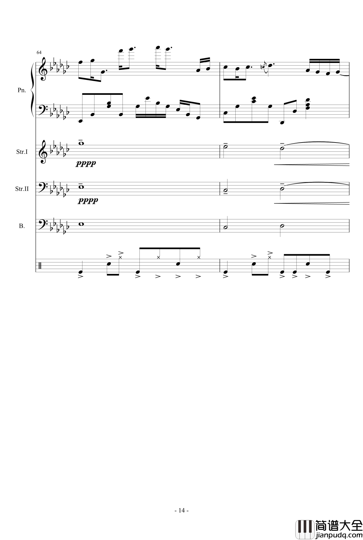 Winter_Story钢琴谱_~无限~