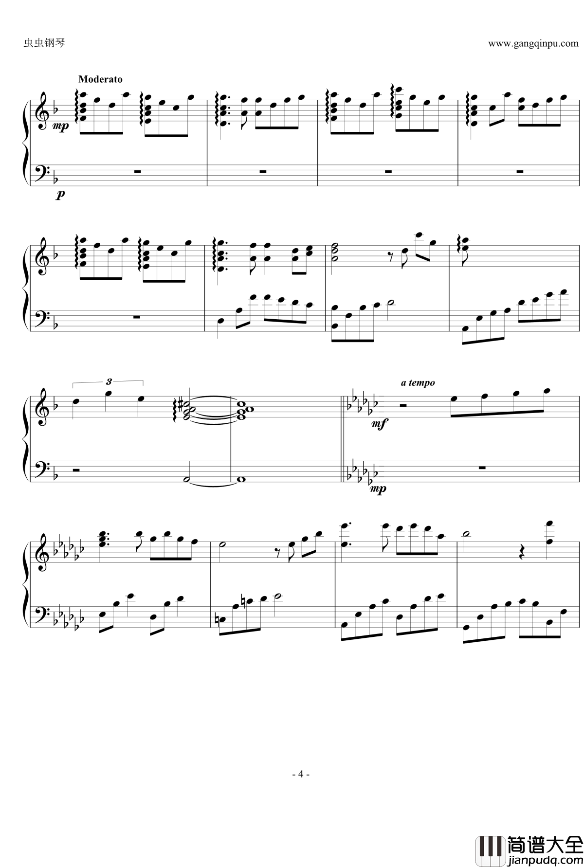 lonely_dreaming_girl钢琴谱_东方project