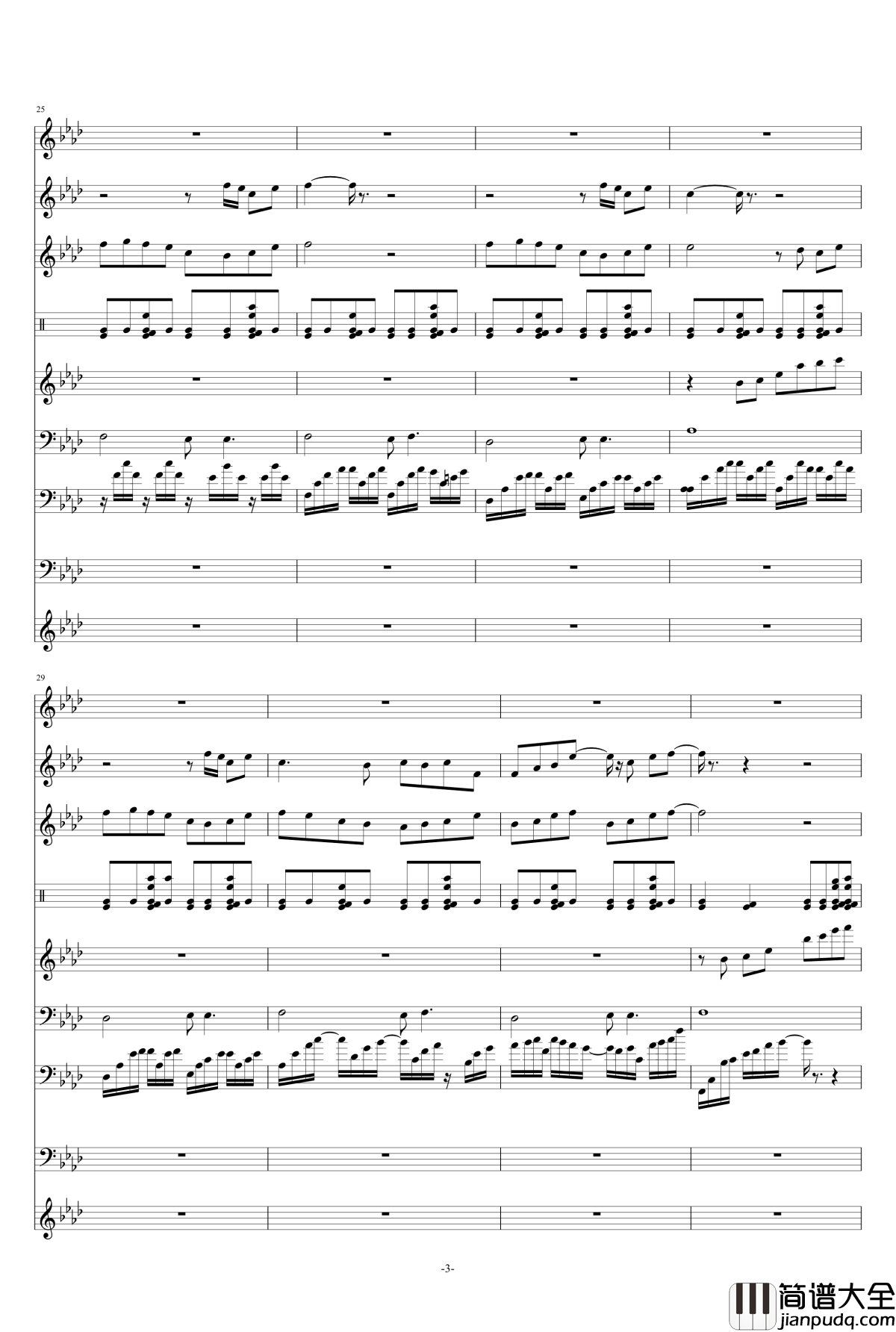 若相惜钢琴谱_姜帆_