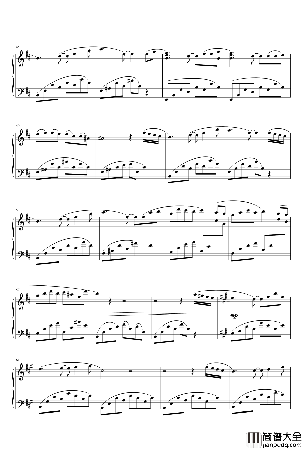 b小调随想曲钢琴谱_乐之琴