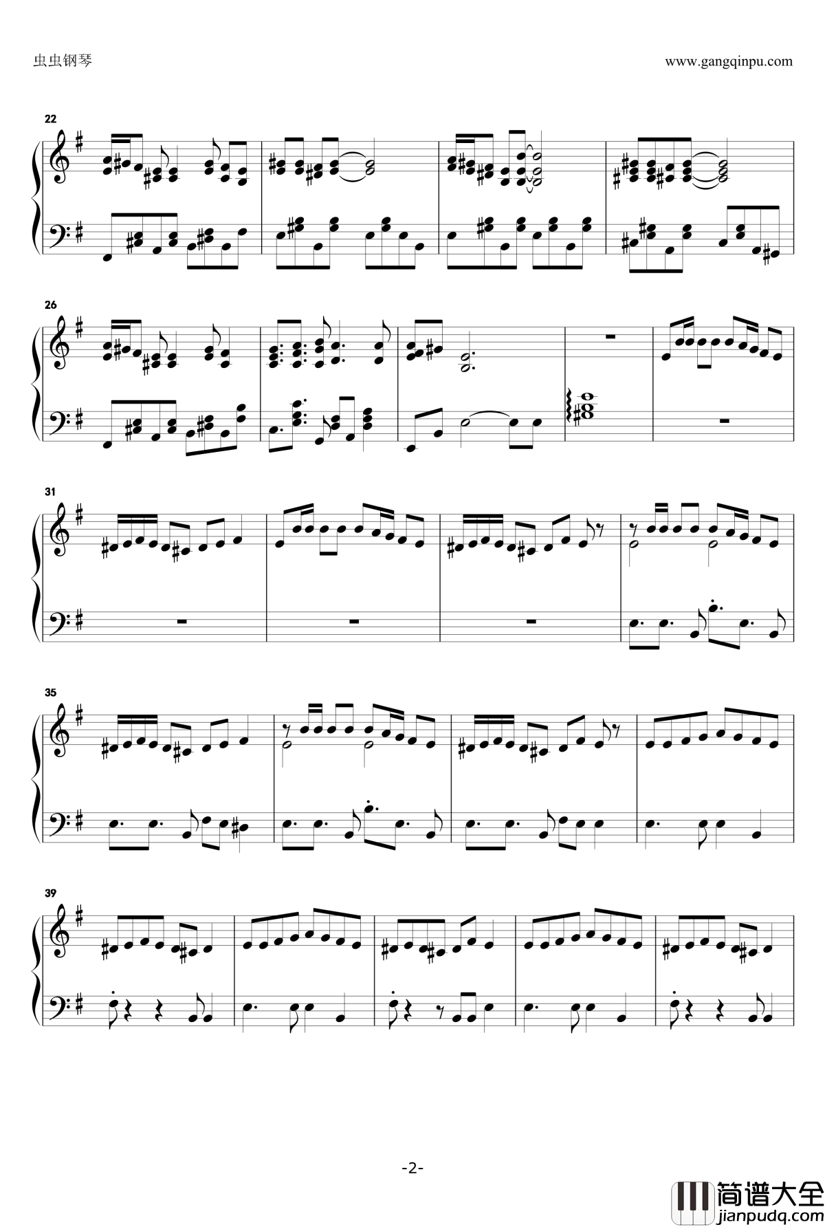 尾浦游纪钢琴谱_413253