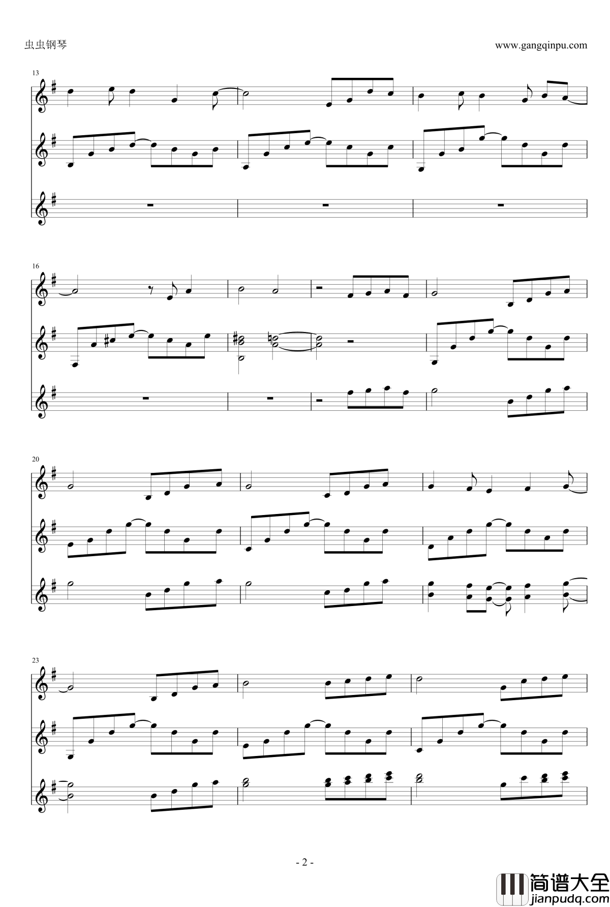 Afternoon钢琴谱_藤岛裕之/AI_须釜俊一