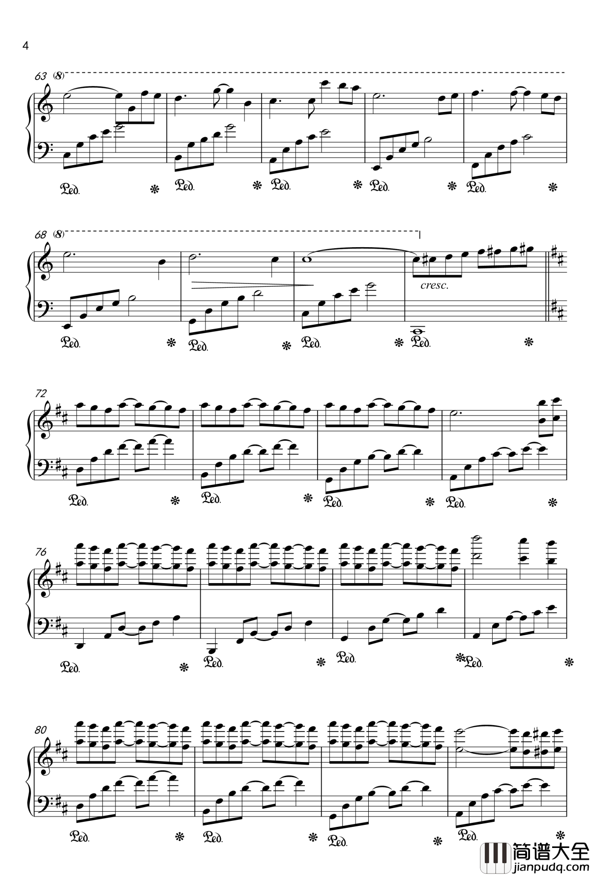 Csus2的启示钢琴谱_majordash