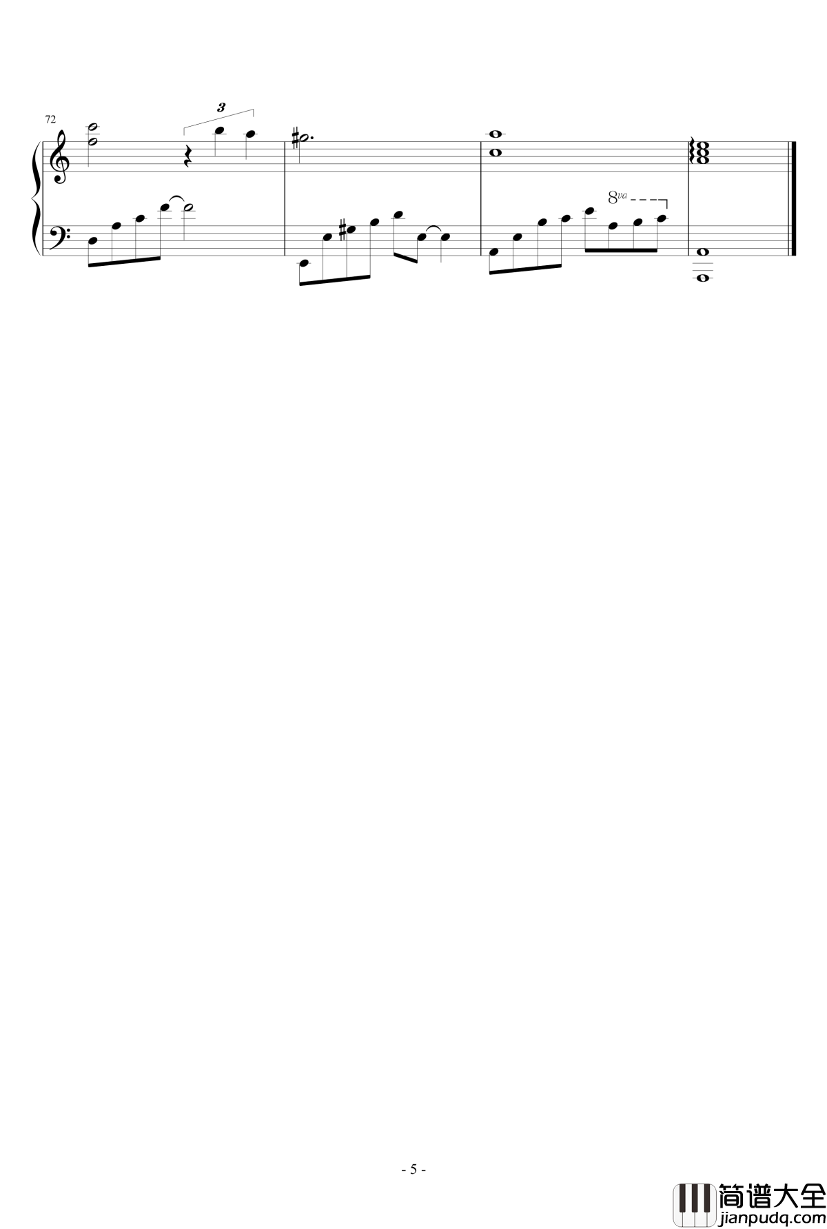 天空有雨下起钢琴谱_Chopinist