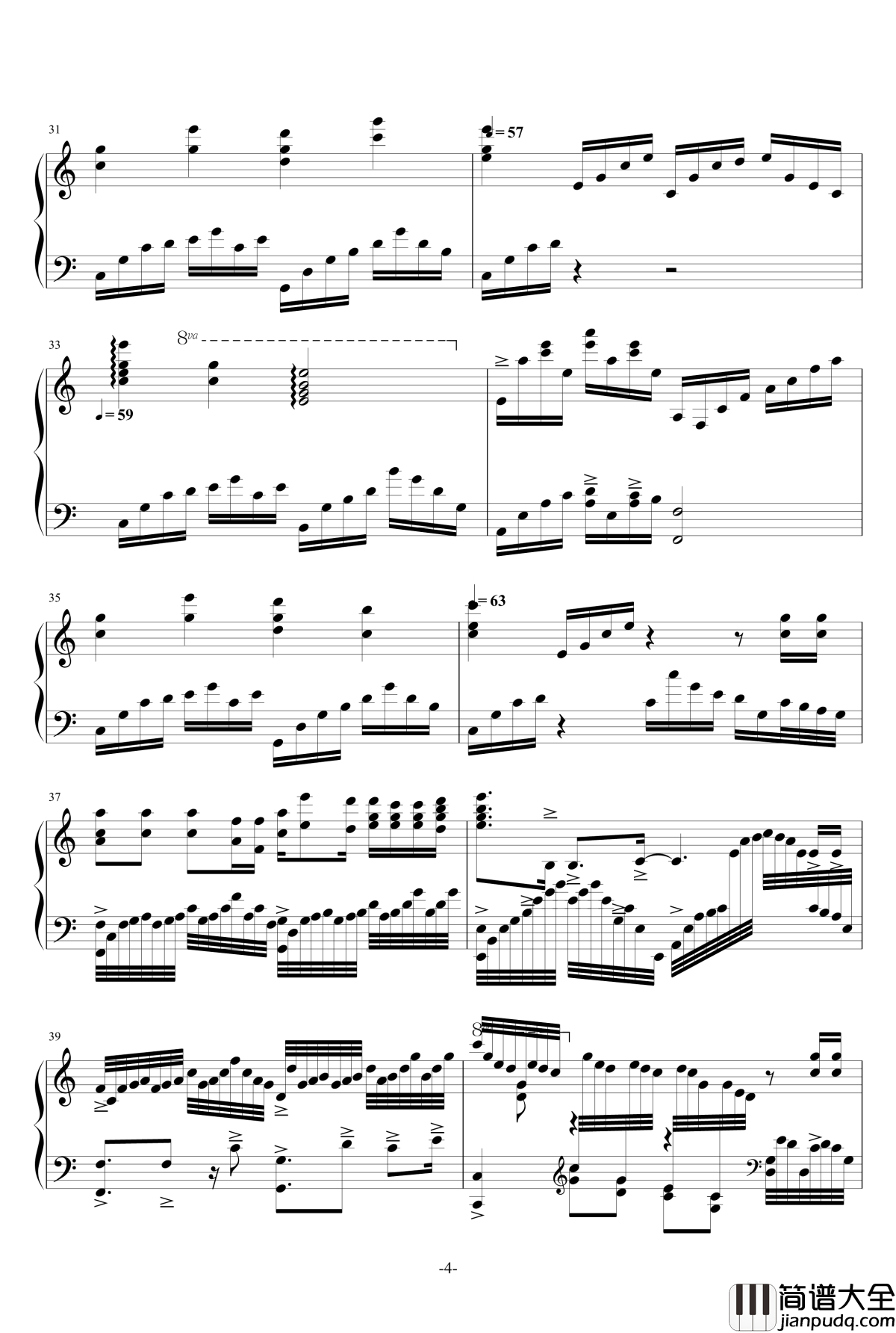 南山南钢琴谱_富含画面感的演奏级版_张磊