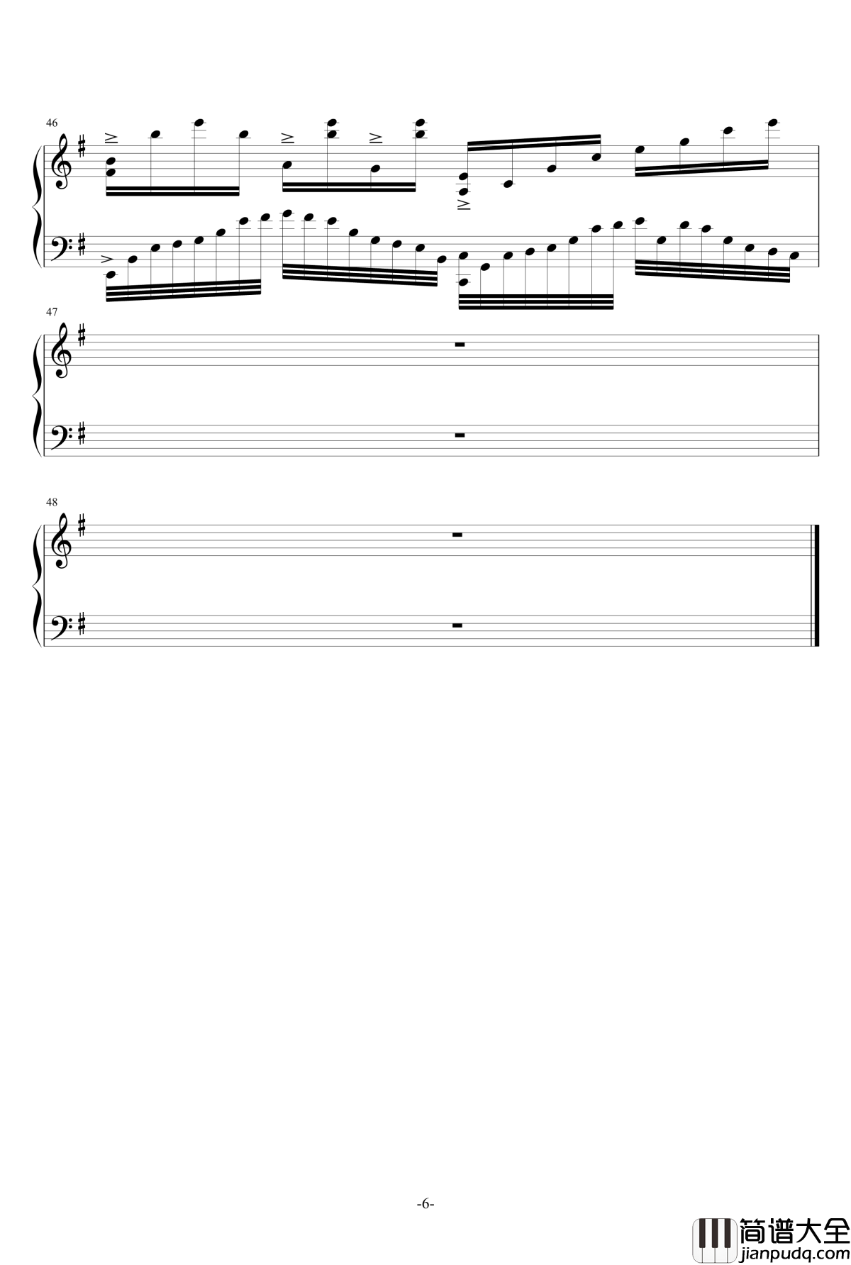 南山南钢琴谱_富含画面感的演奏级版_张磊