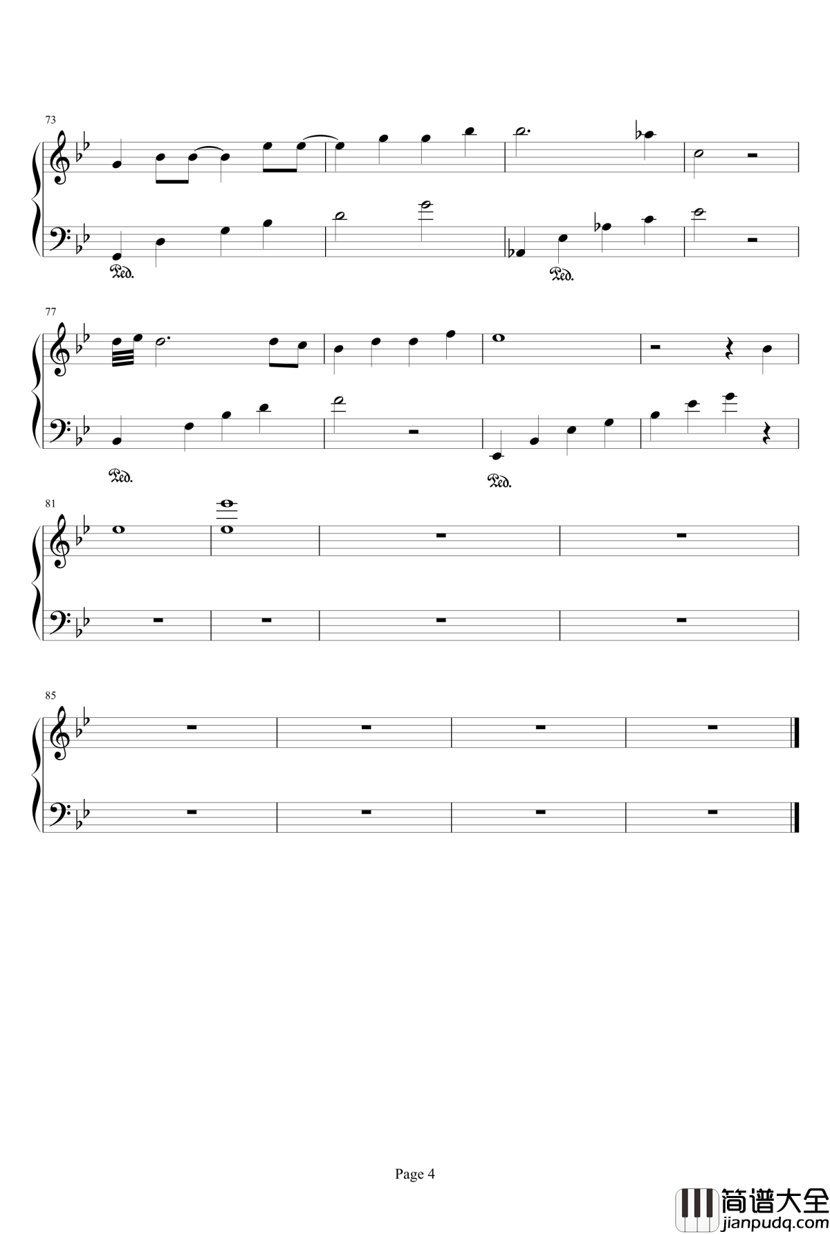 春日晨曦钢琴谱_niuxiya