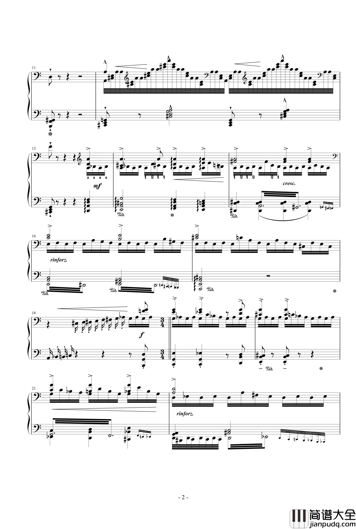 唐璜的回忆钢琴谱_李斯特