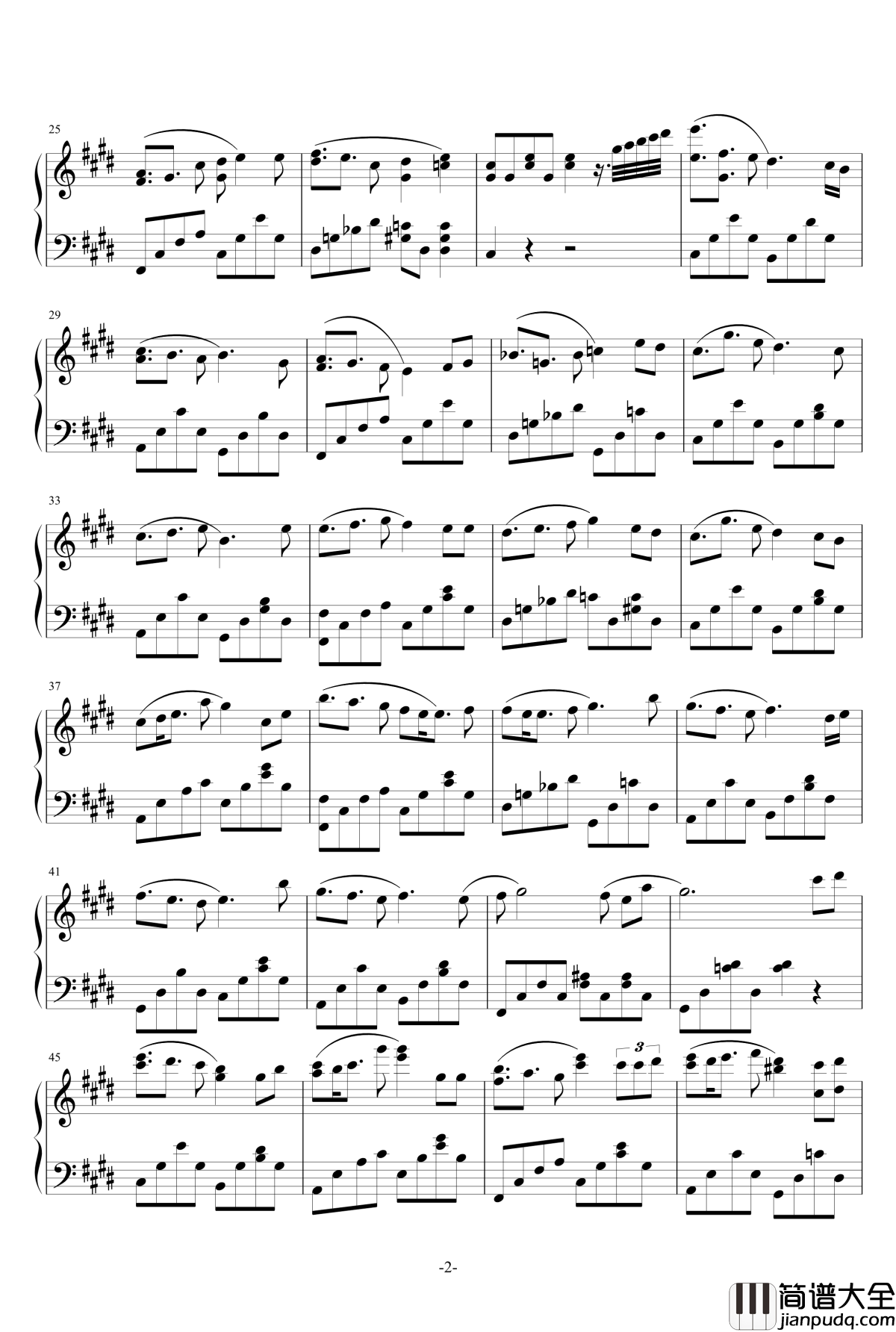 天地不容钢琴谱_TVB电视剧_殭_片尾曲_陈志浩