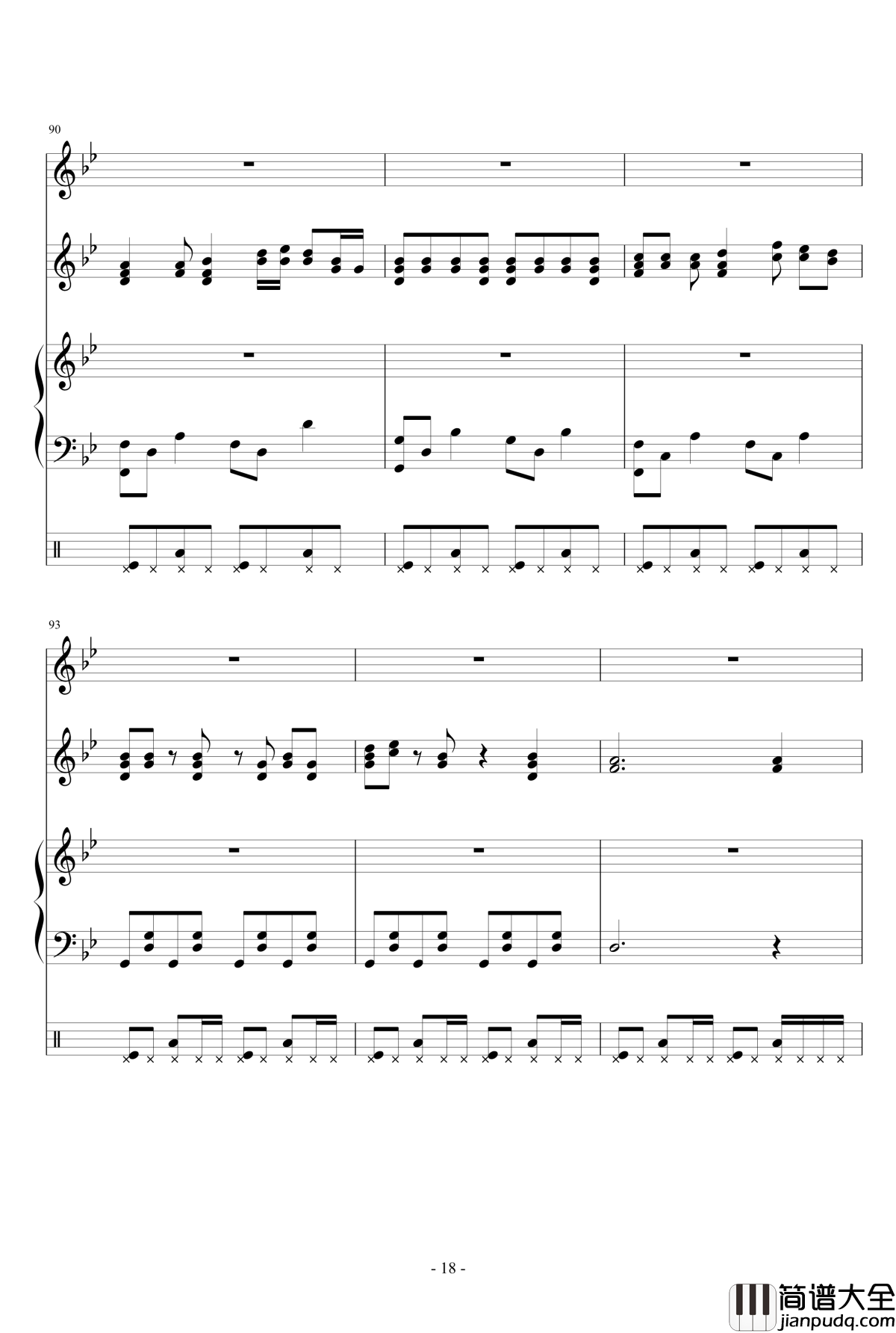 Wanderer钢琴谱_狂音§