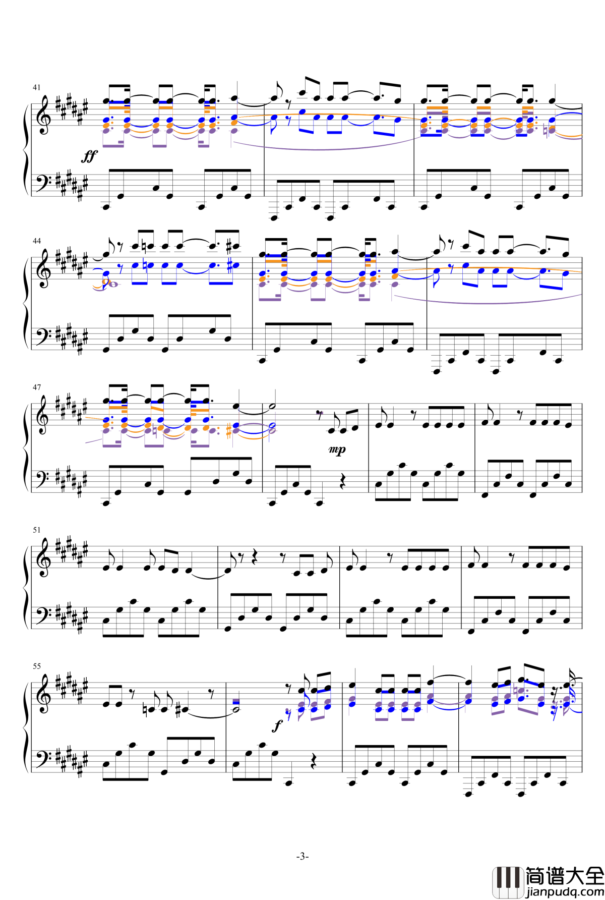 Try_Everything钢琴谱__疯狂动物城_电影主题曲