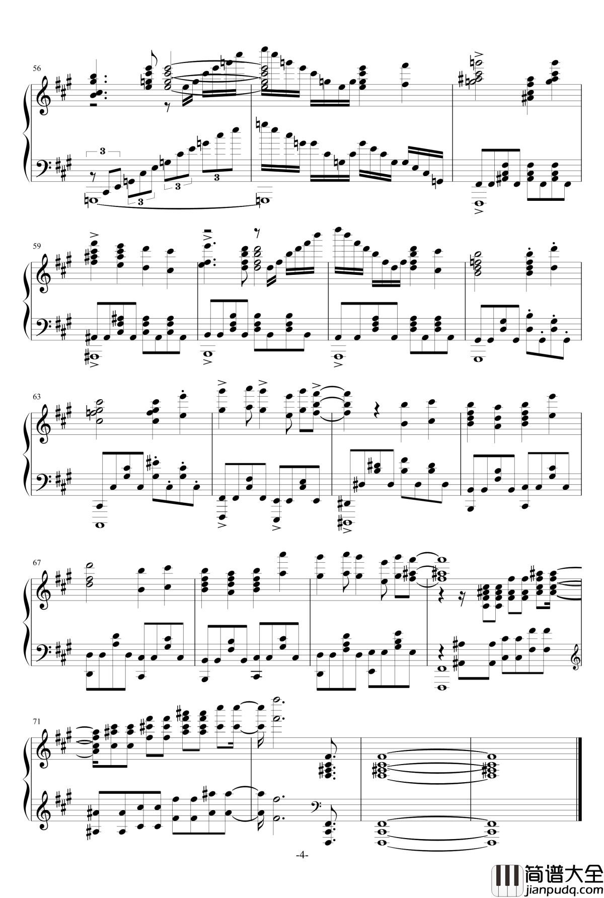 Lightning钢琴谱_【Theishter版本】Terra_Formars/テラフォーマーズ_火星异种_(basertyu)【火星异种】ED