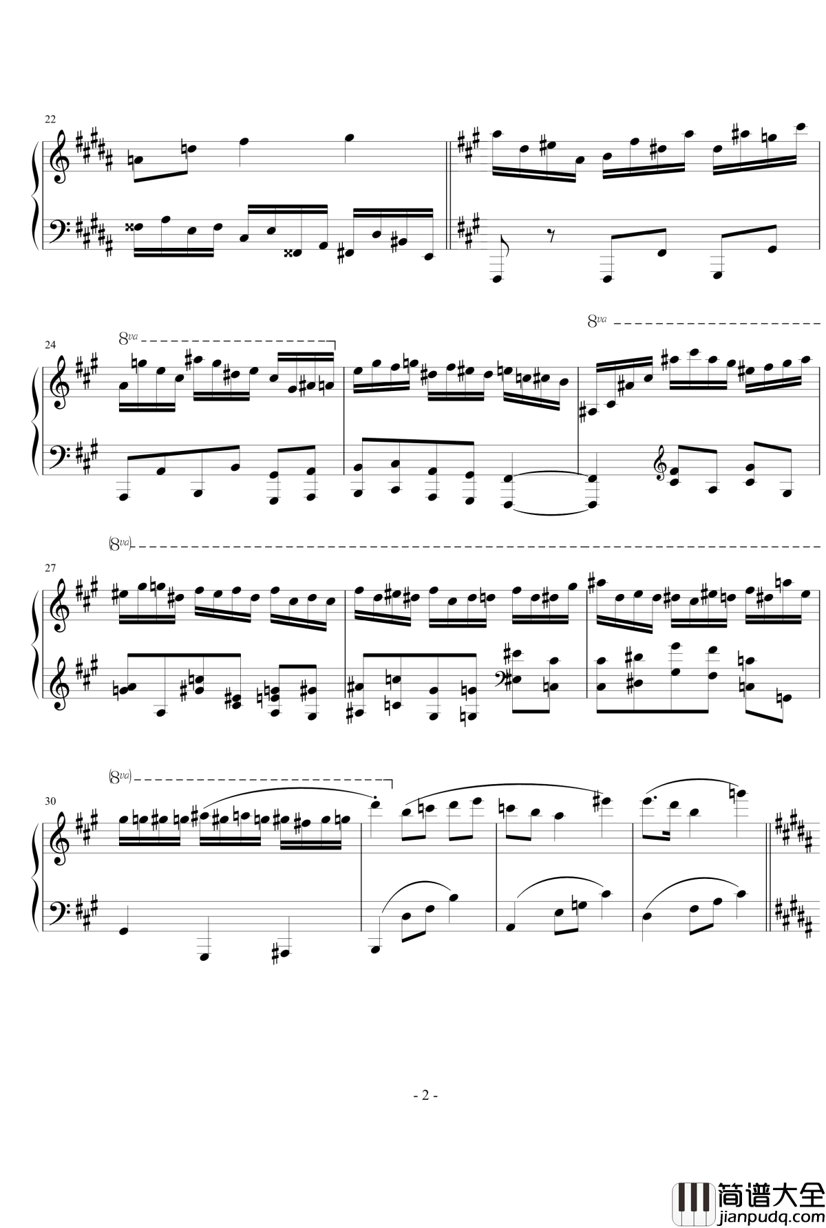 最早期风格钢琴谱_II_流行追梦人