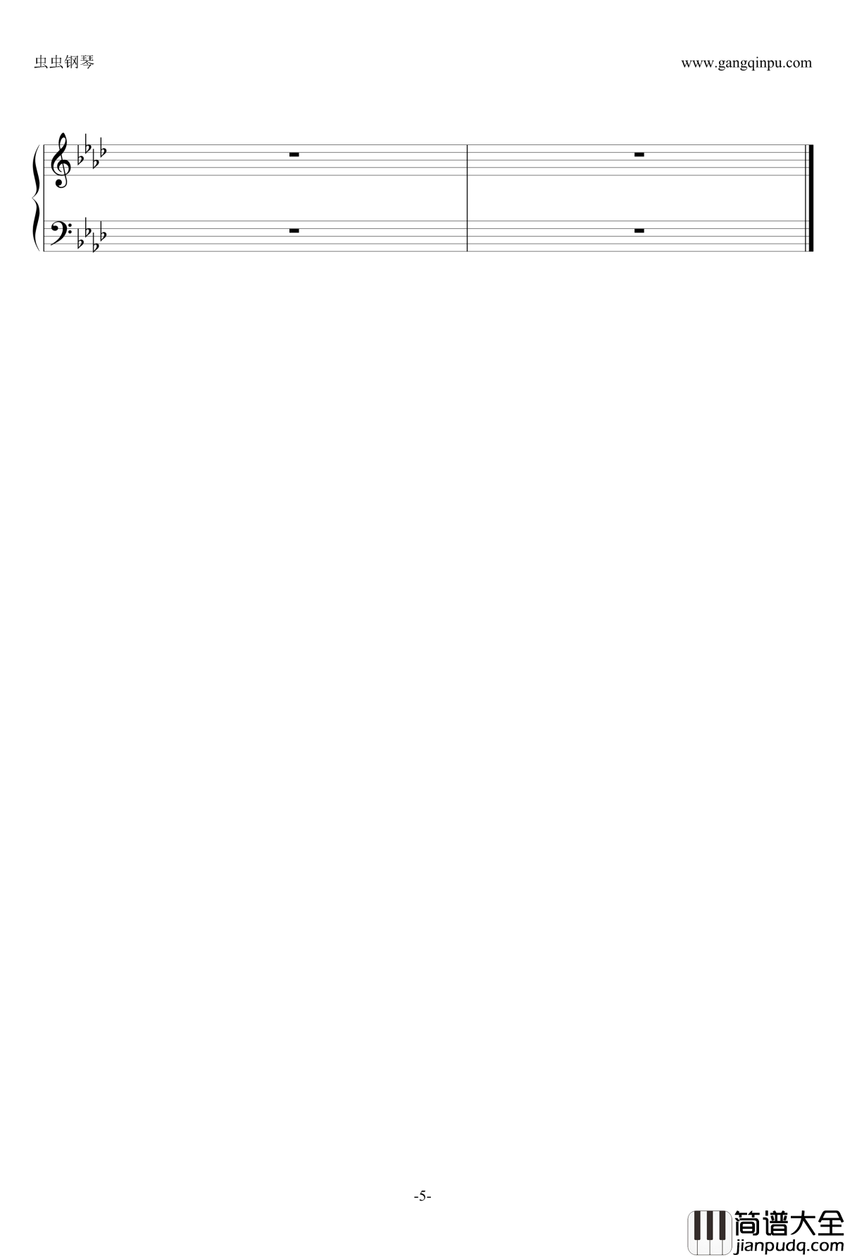 忘我钢琴谱_lose_myself_王力宏