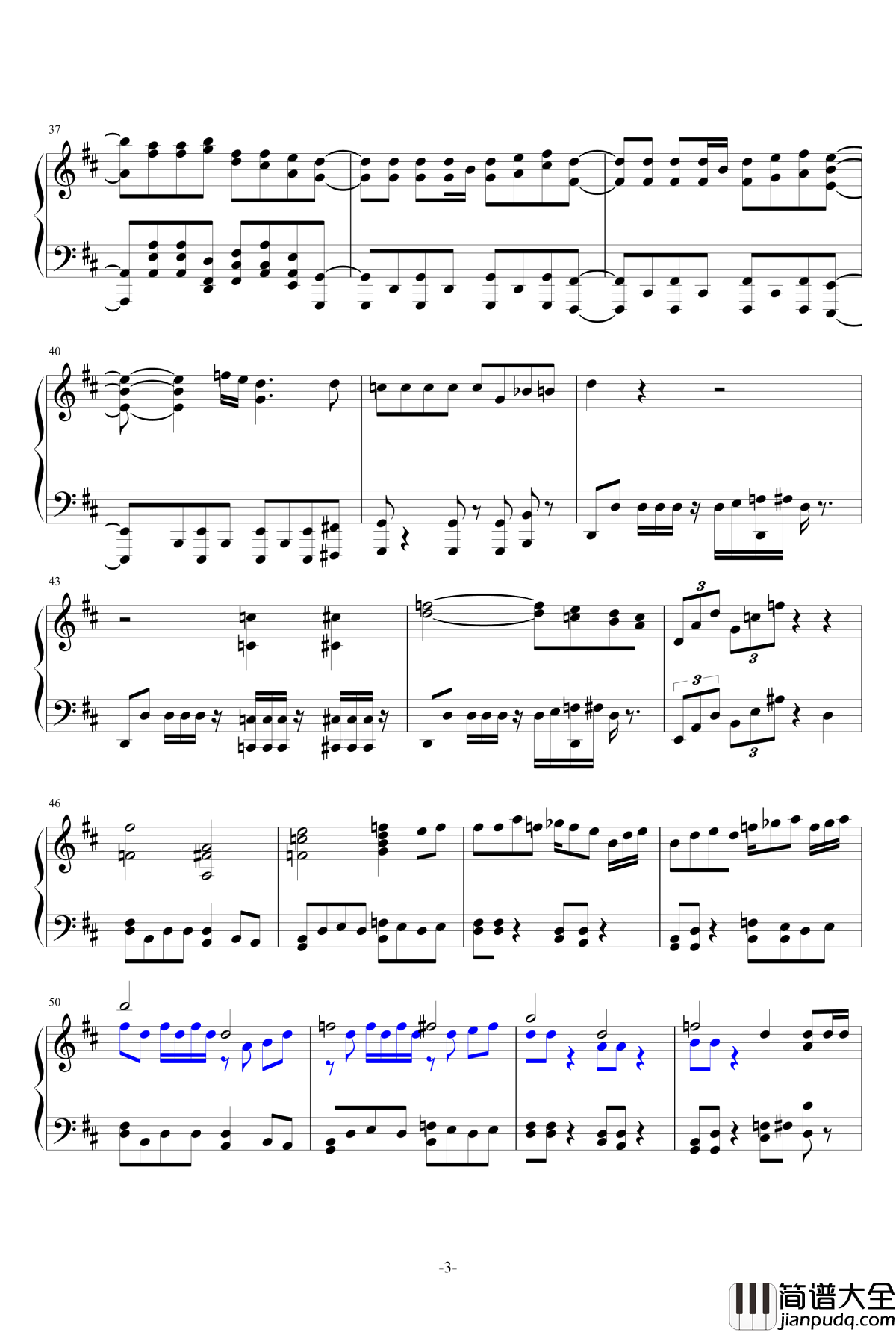 月刊少女op_君じゃなきゃダメみたい_オーイシマサ_月刊少女_钢琴谱