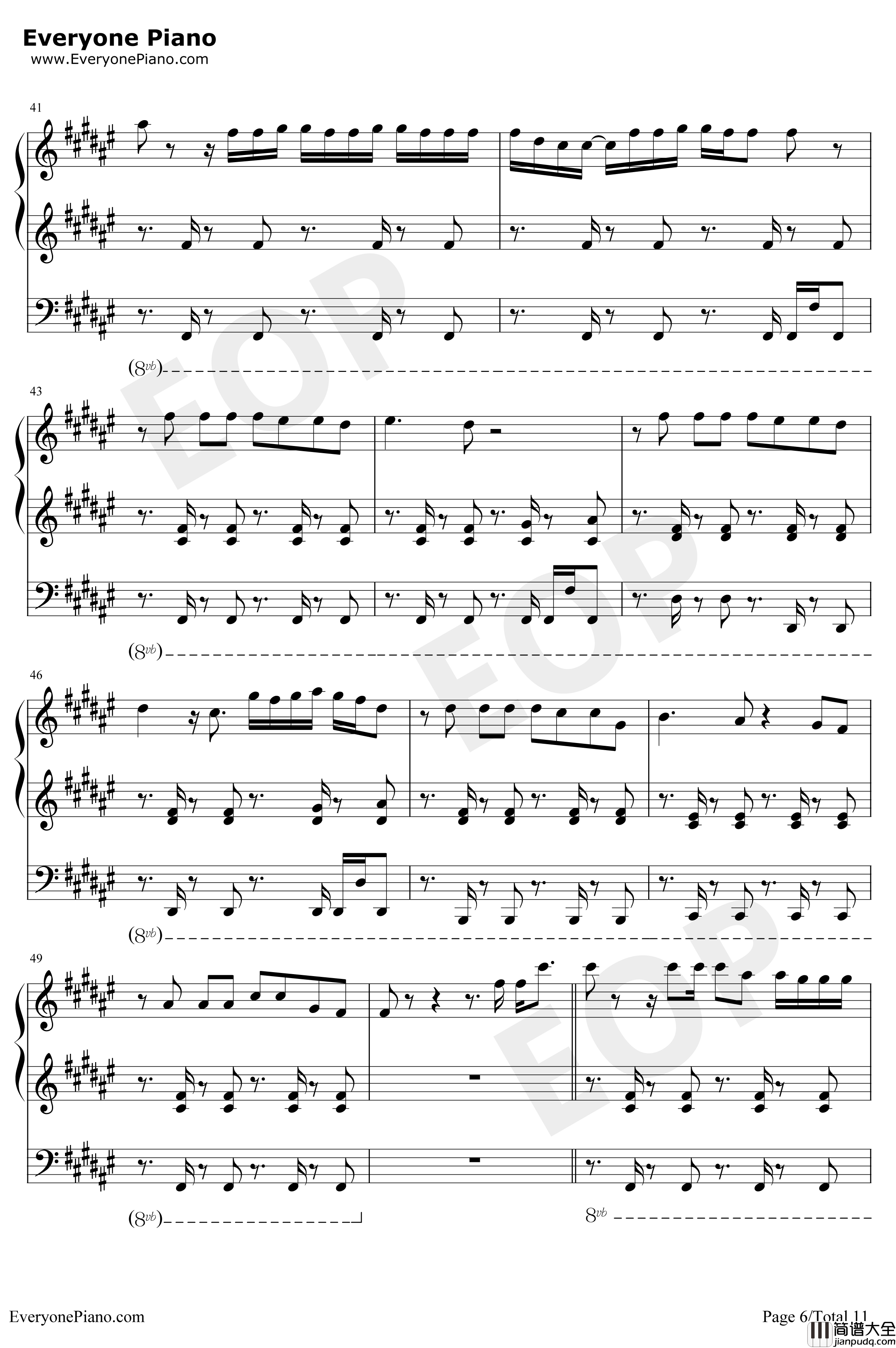 I_Dont_Care钢琴谱_EdSheeranJustinBieber