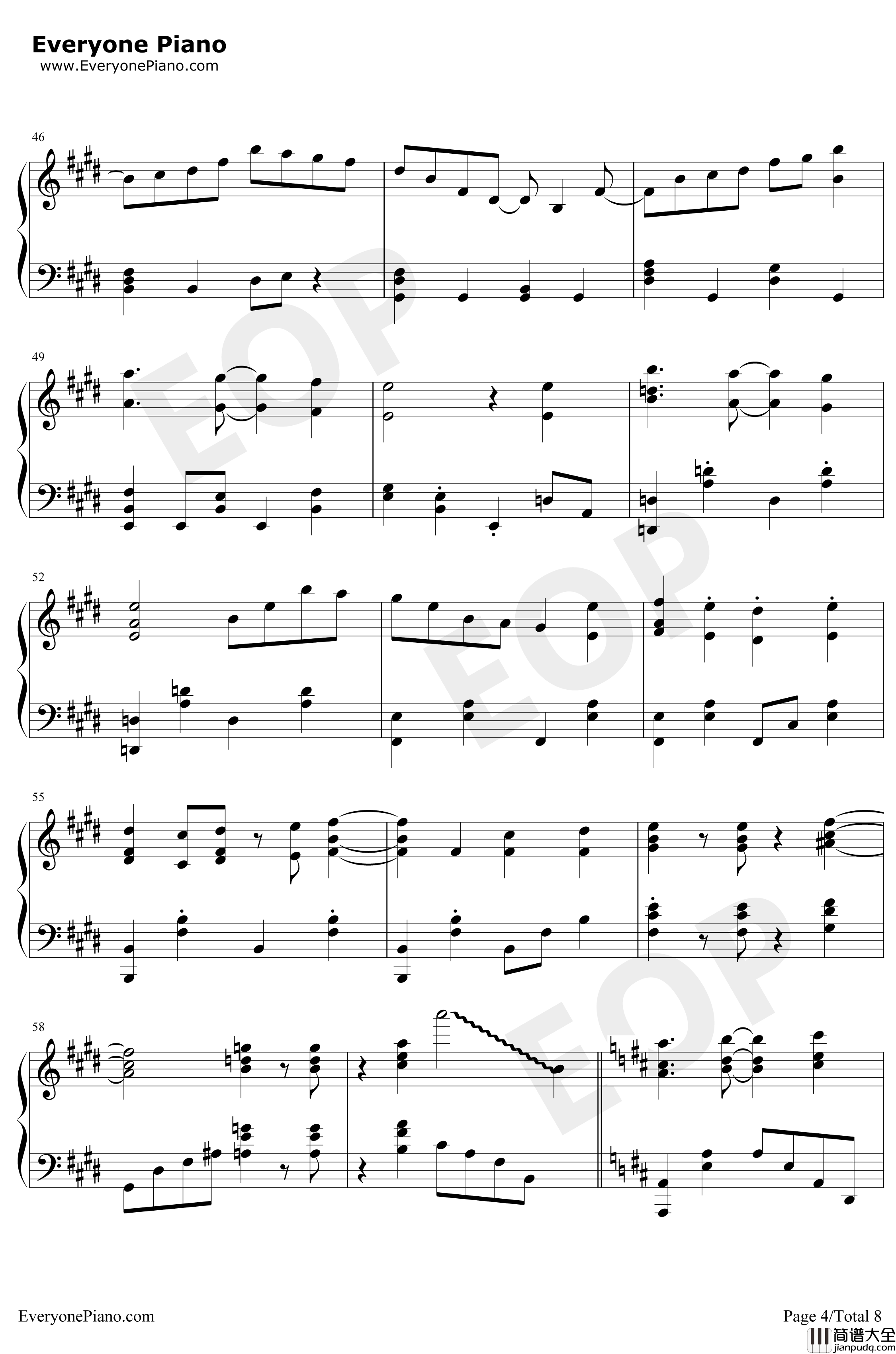 荒野的寿飞行队OP钢琴谱_ZAQ