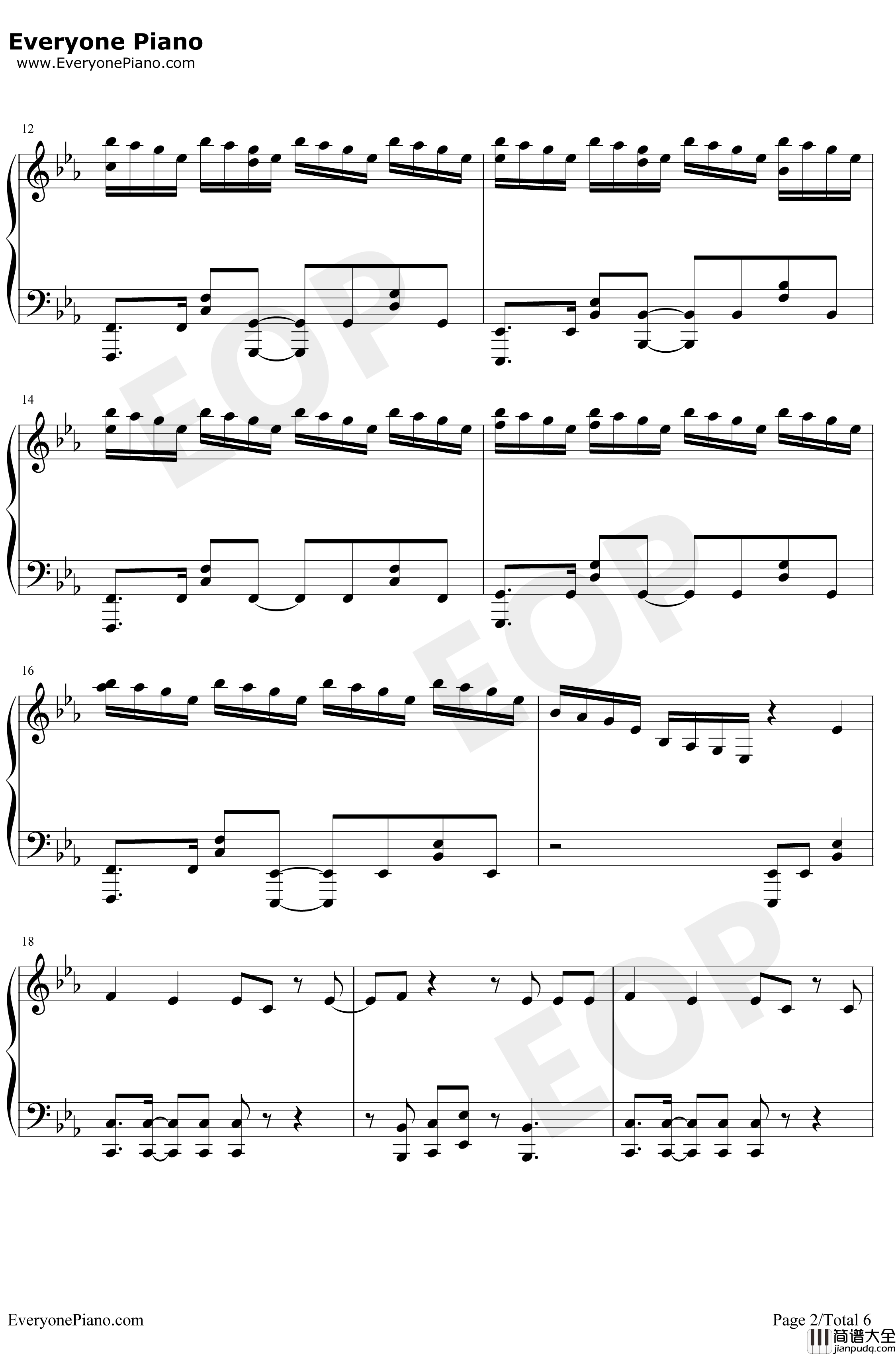 FAITH钢琴谱_MADKID_盾之勇者成名录OP