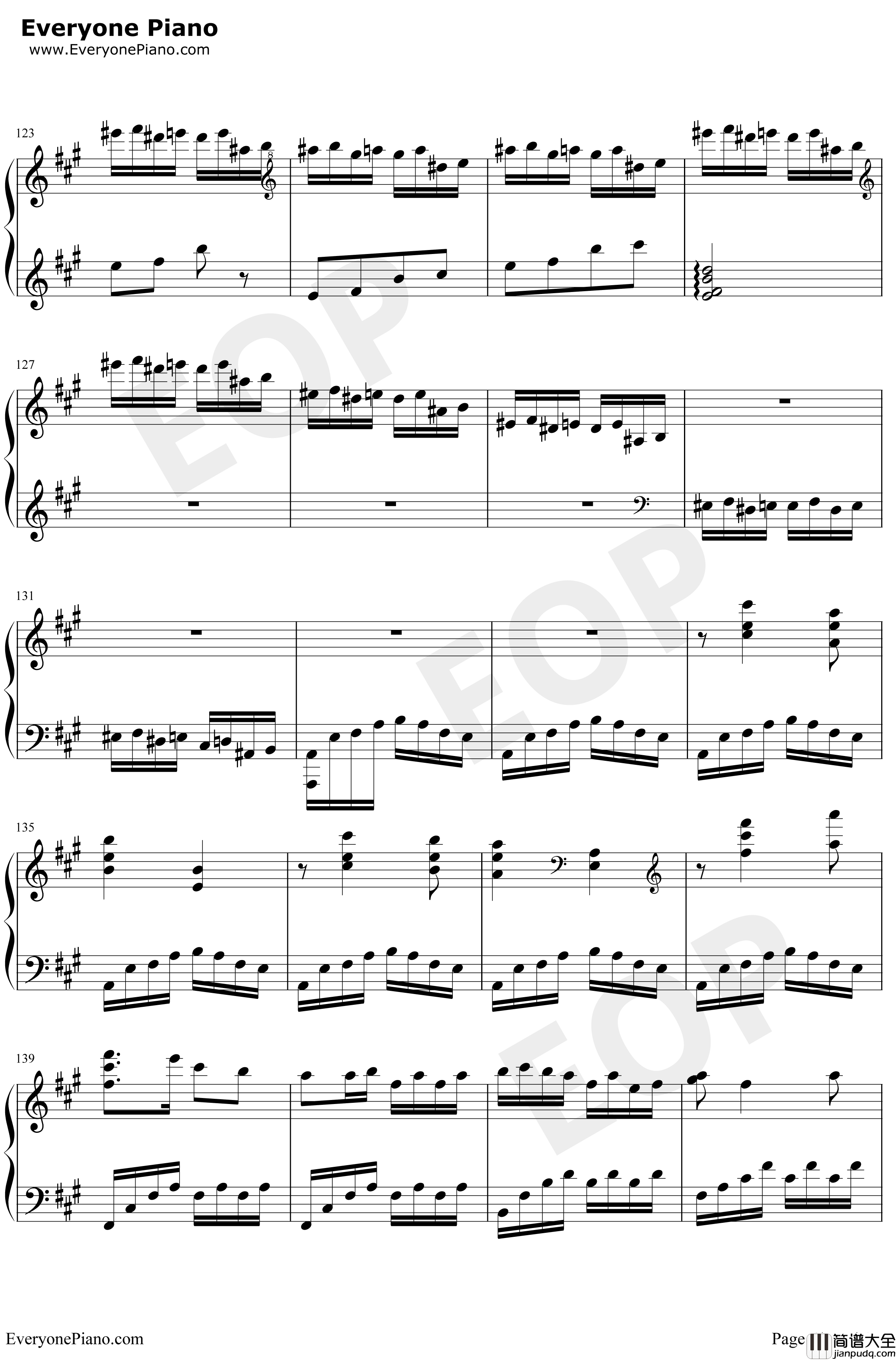 百鸟朝凤钢琴谱_王建中