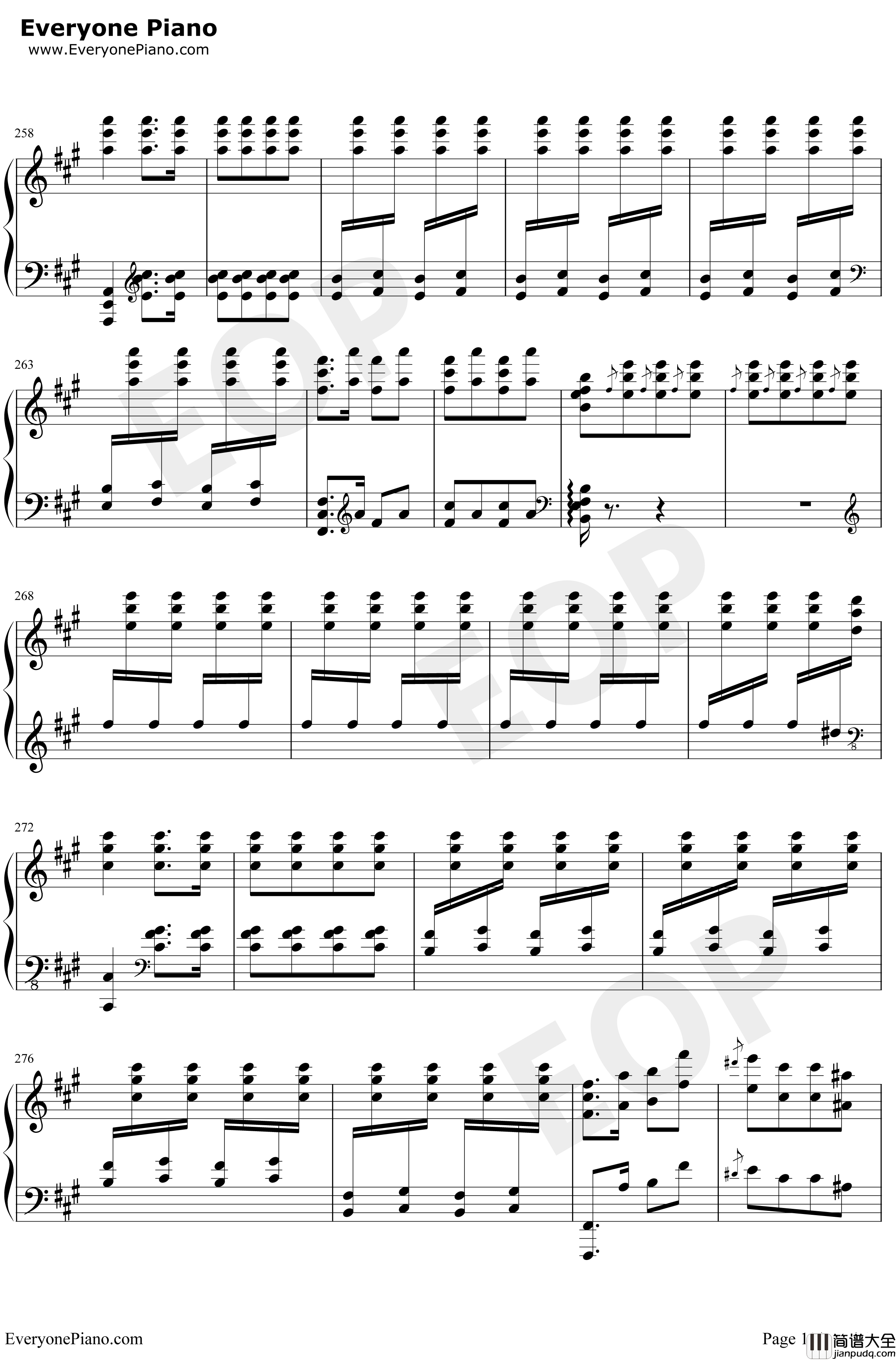 百鸟朝凤钢琴谱_王建中