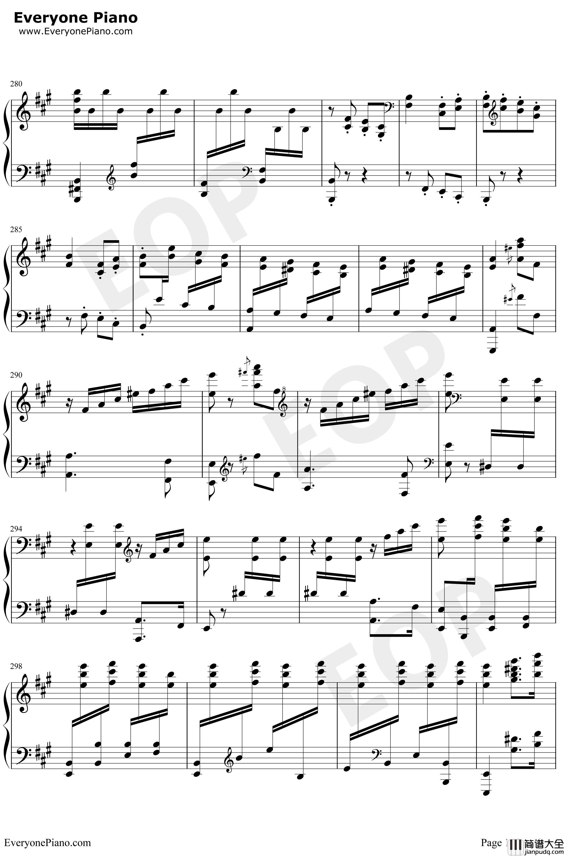 百鸟朝凤钢琴谱_王建中