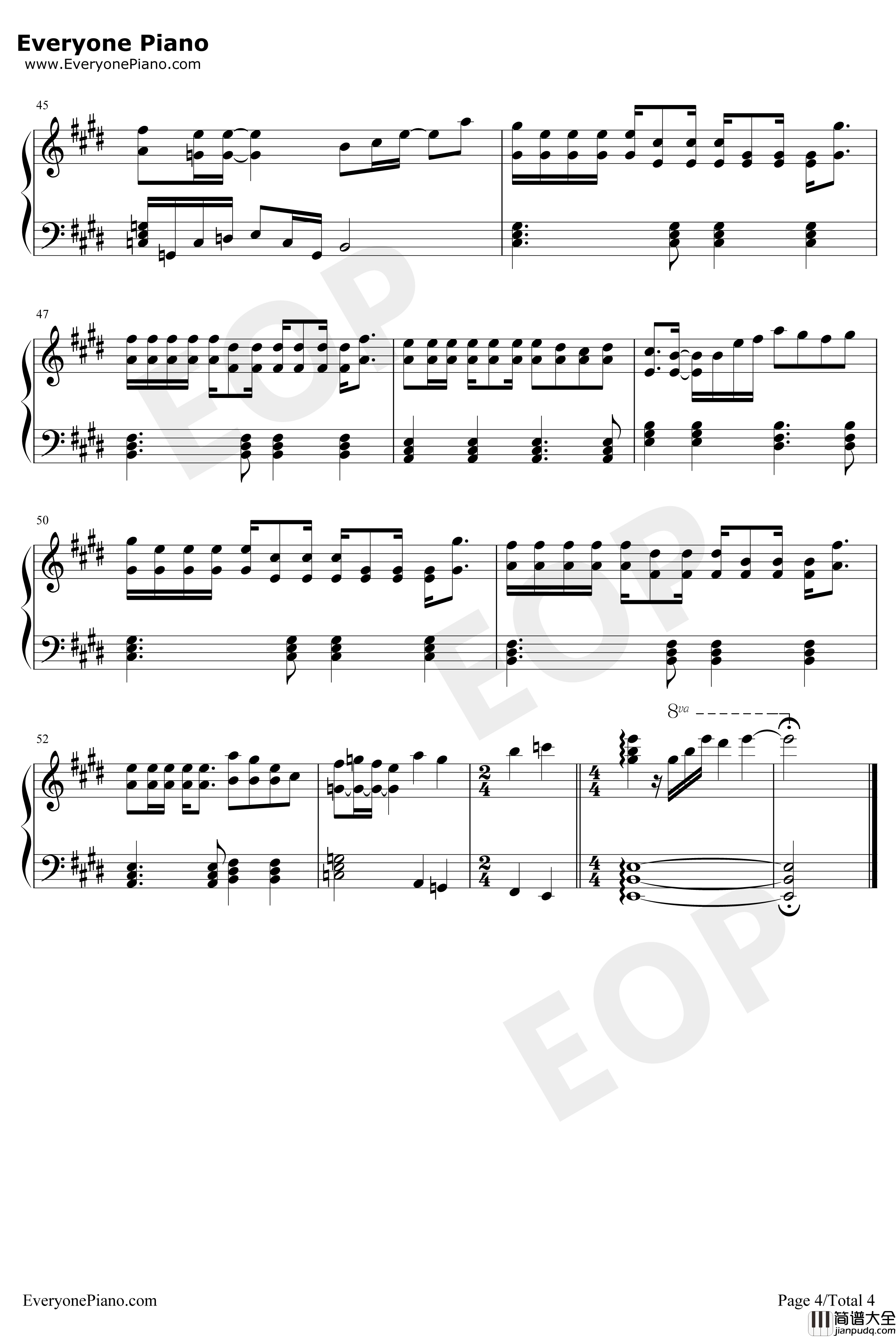 Love_Is_Like_A_Tide钢琴谱_理查德克莱德曼