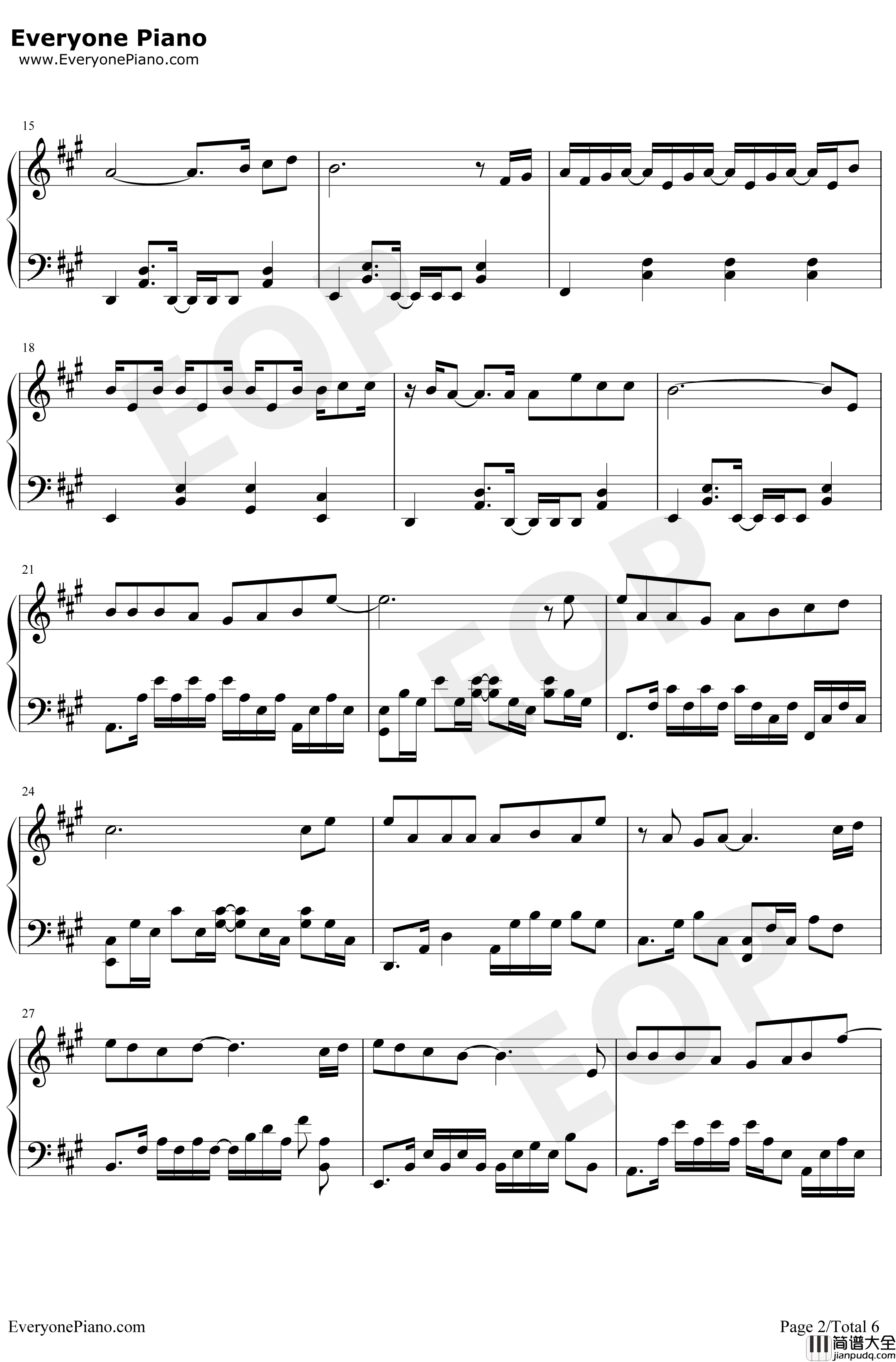 怎么了钢琴谱___周兴哲