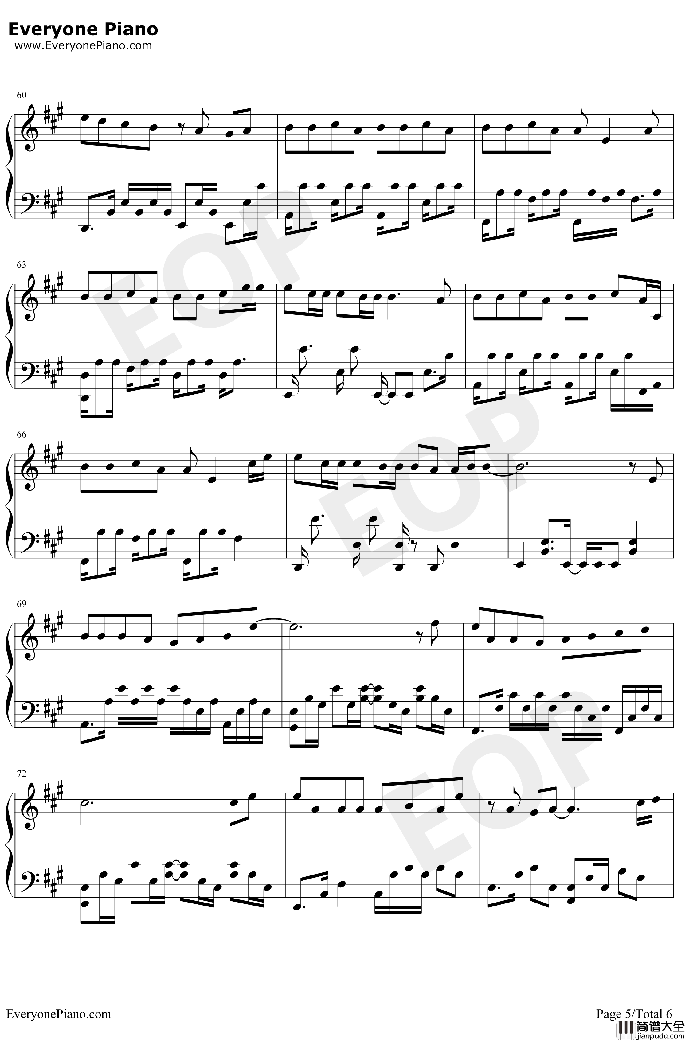 怎么了钢琴谱___周兴哲