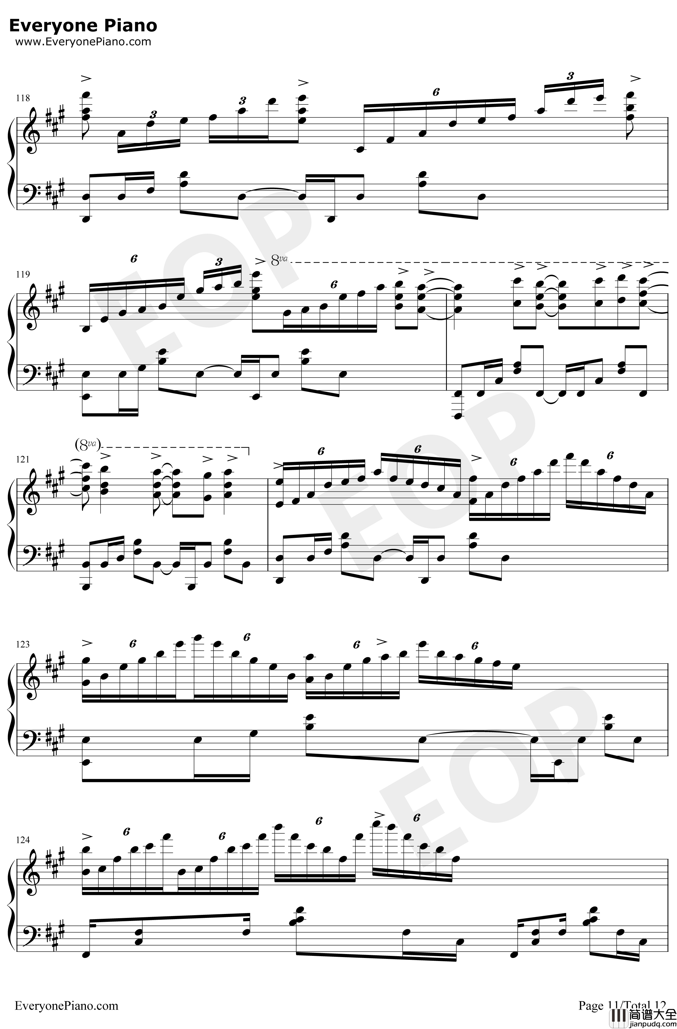 カワキヲアメク钢琴谱_美波_家有女友OP