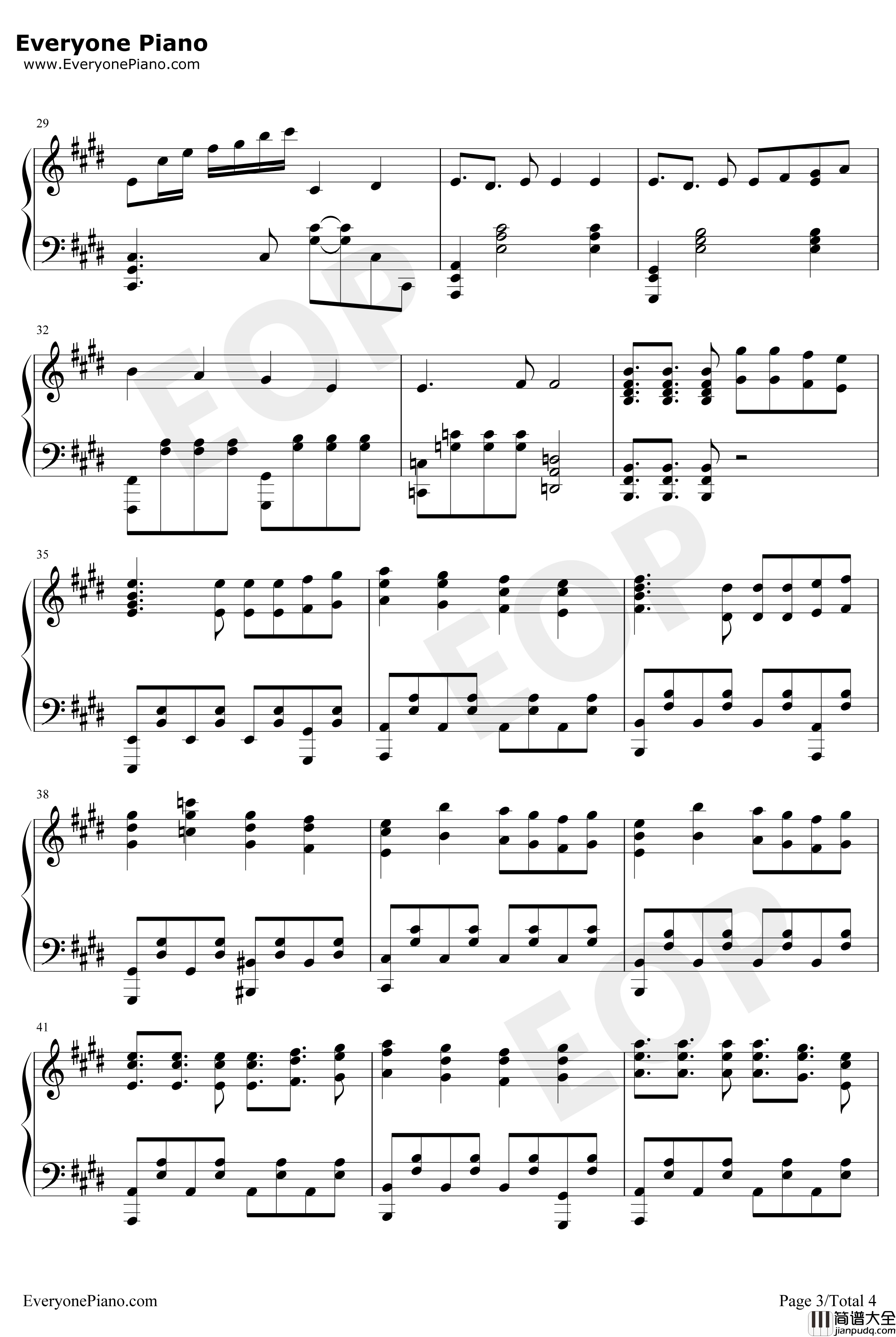 DashDaaash钢琴谱_風男塾_拾又之国OP