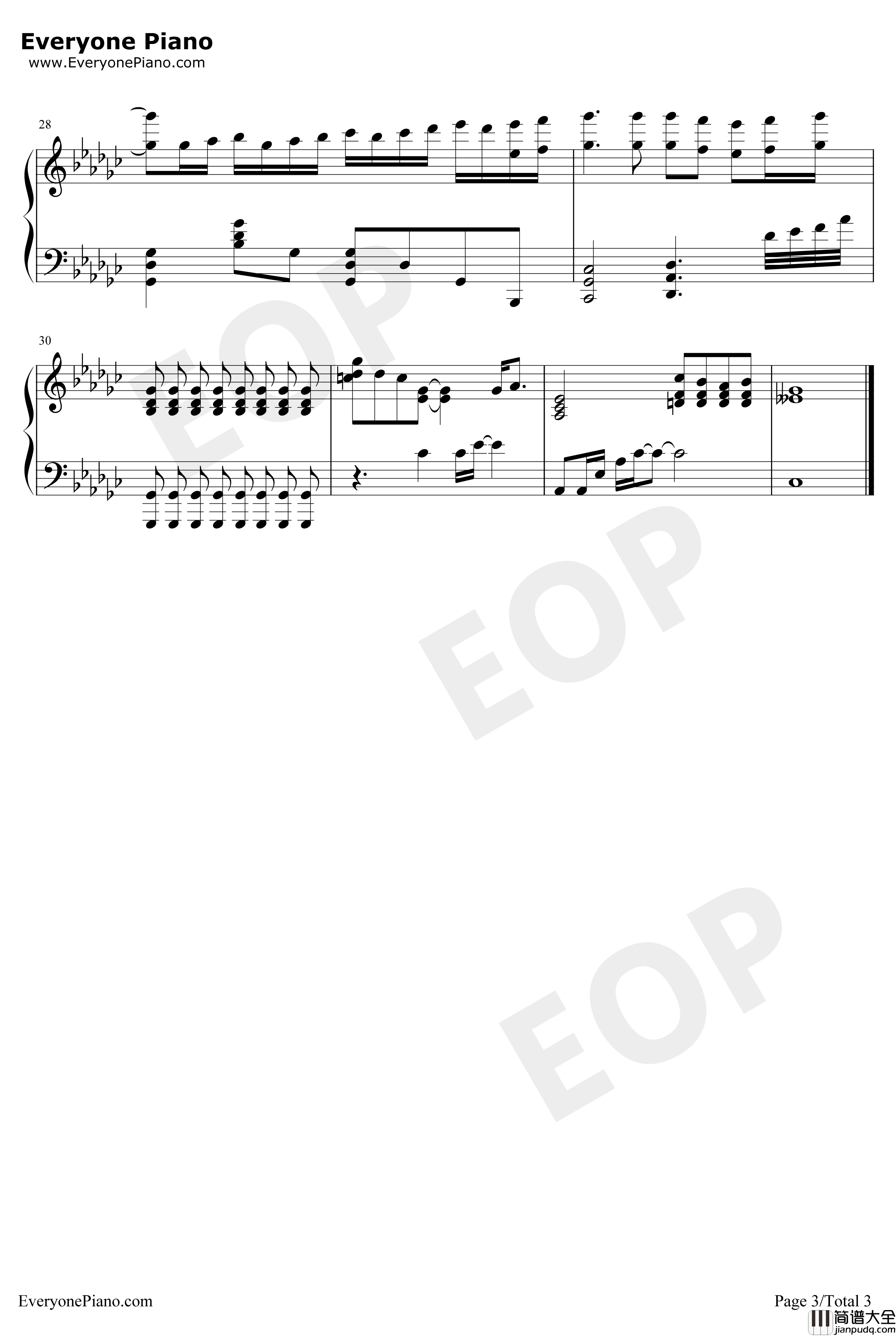 地図が無くても戻るから钢琴谱_古川慎_一拳超人第二季ED