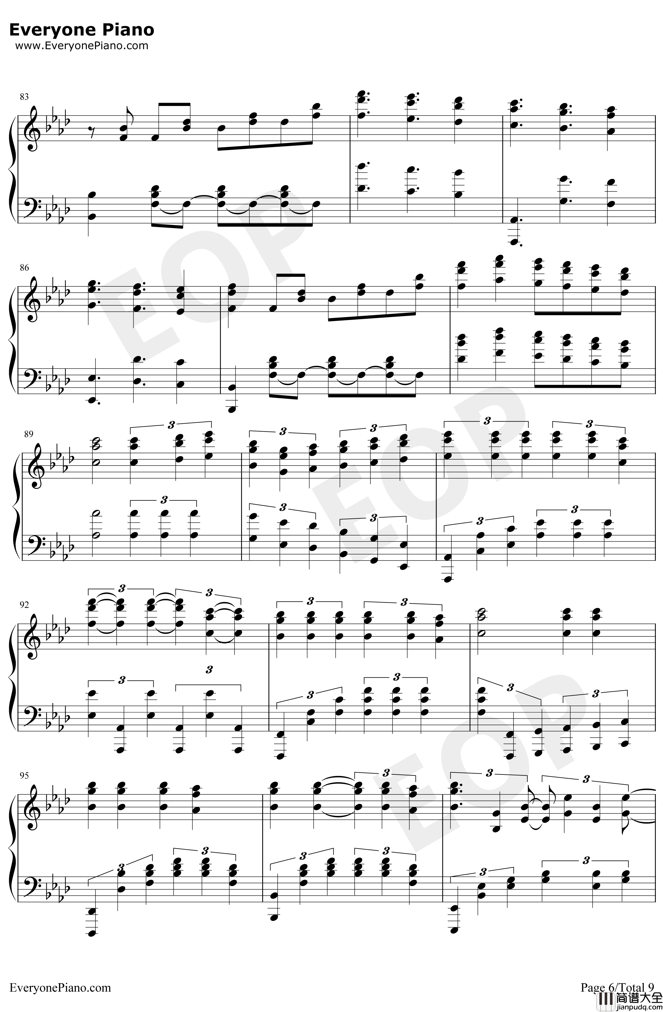 All_of_Me钢琴谱_马克西姆_我的一切_马克西姆