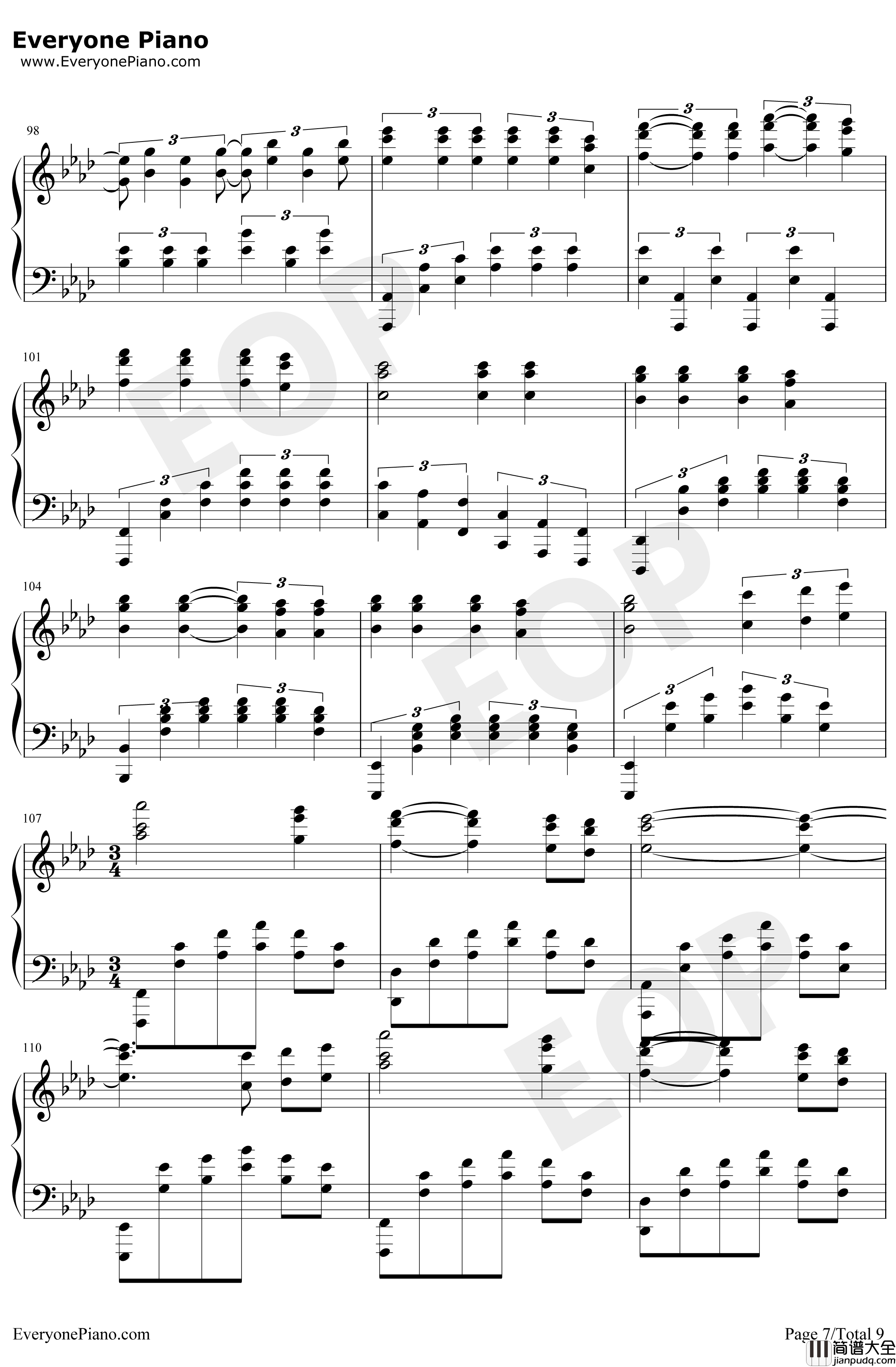 All_of_Me钢琴谱_马克西姆_我的一切_马克西姆