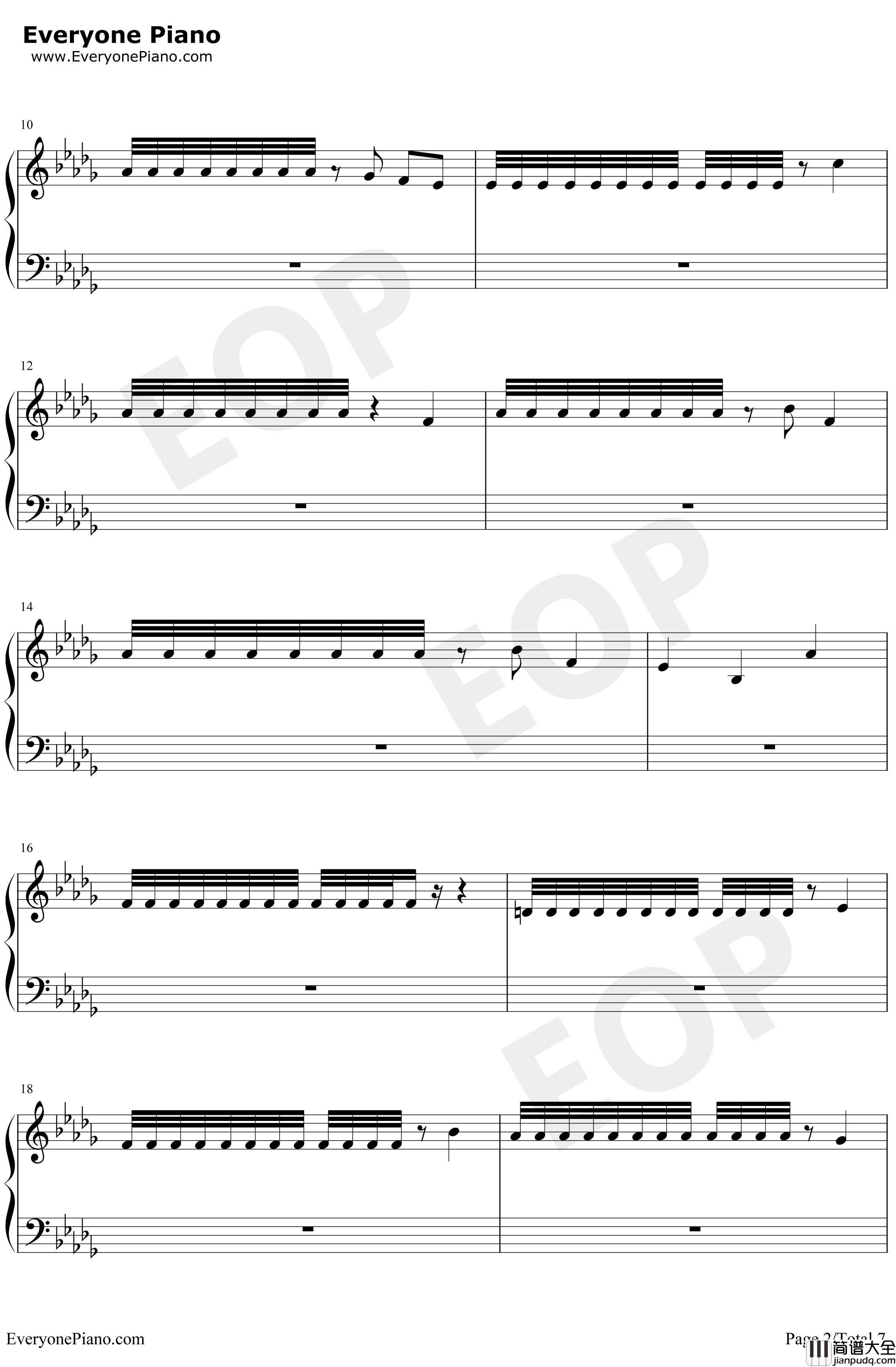 イザベラの唄钢琴谱_小畑貴裕_伊莎贝拉的摇篮曲_约定的梦幻岛OST