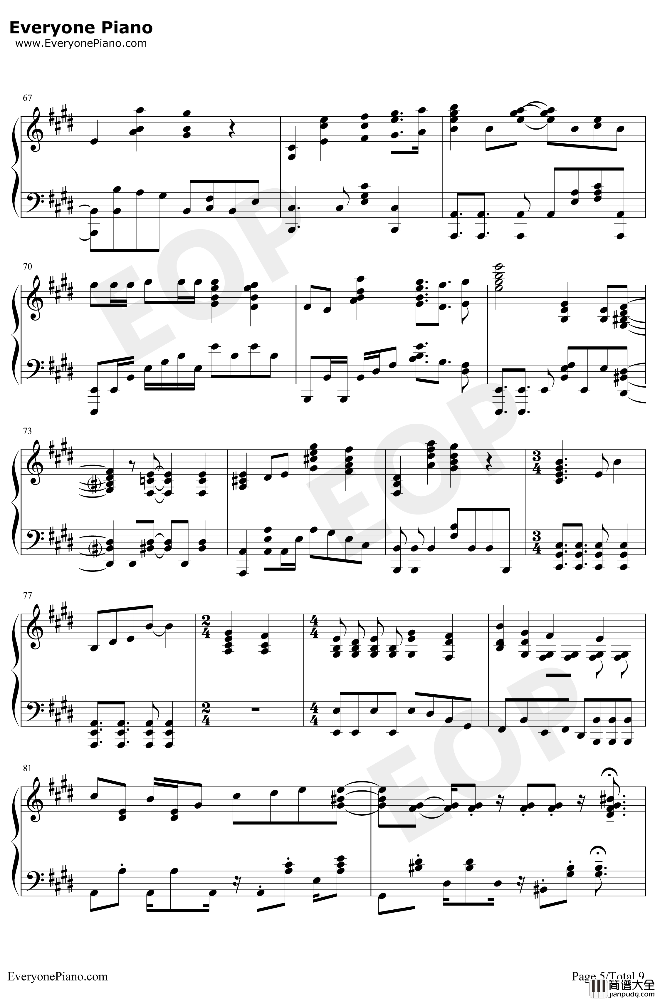 Lamp钢琴谱_CöshuNie_约定的梦幻岛ED2