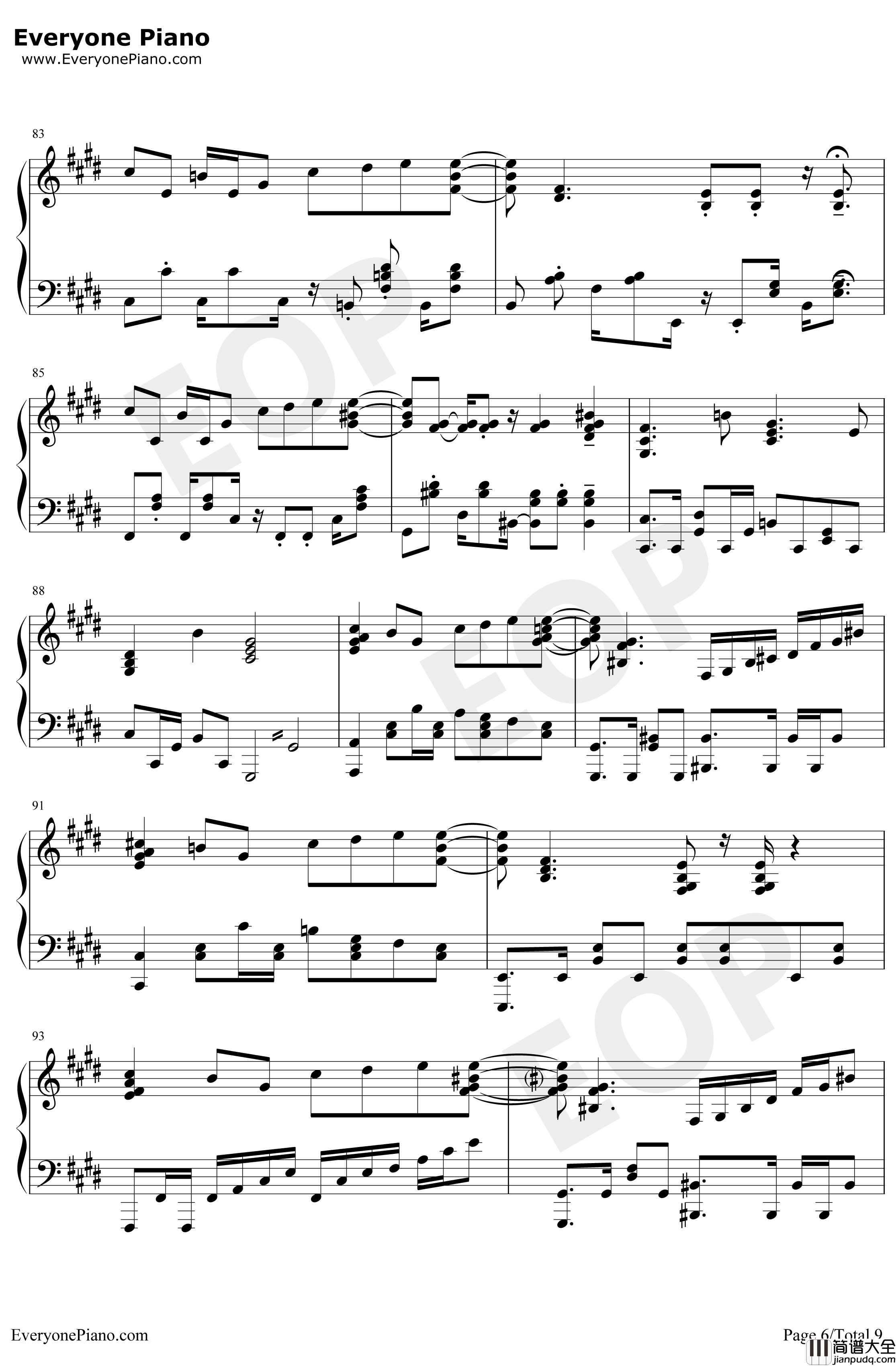 Lamp钢琴谱_CöshuNie_约定的梦幻岛ED2