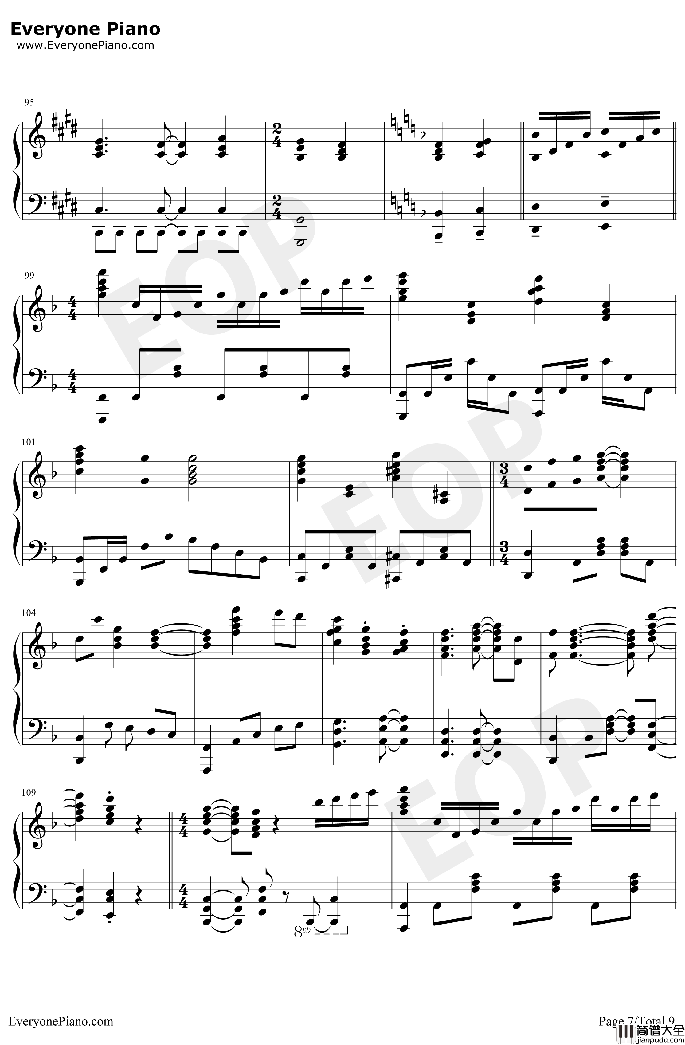 Lamp钢琴谱_CöshuNie_约定的梦幻岛ED2