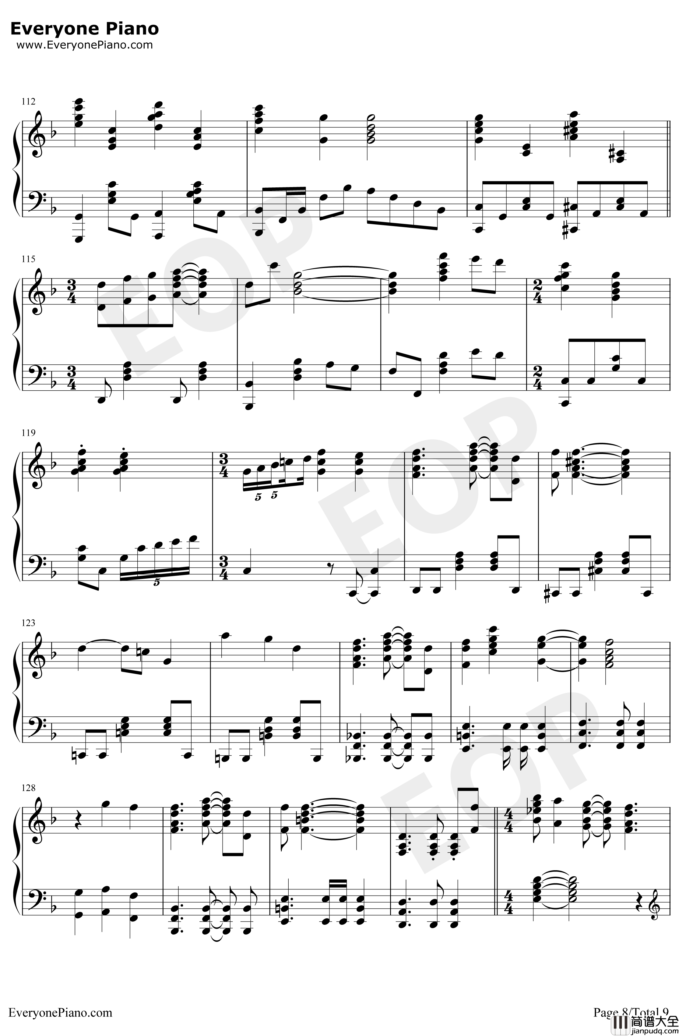 Lamp钢琴谱_CöshuNie_约定的梦幻岛ED2