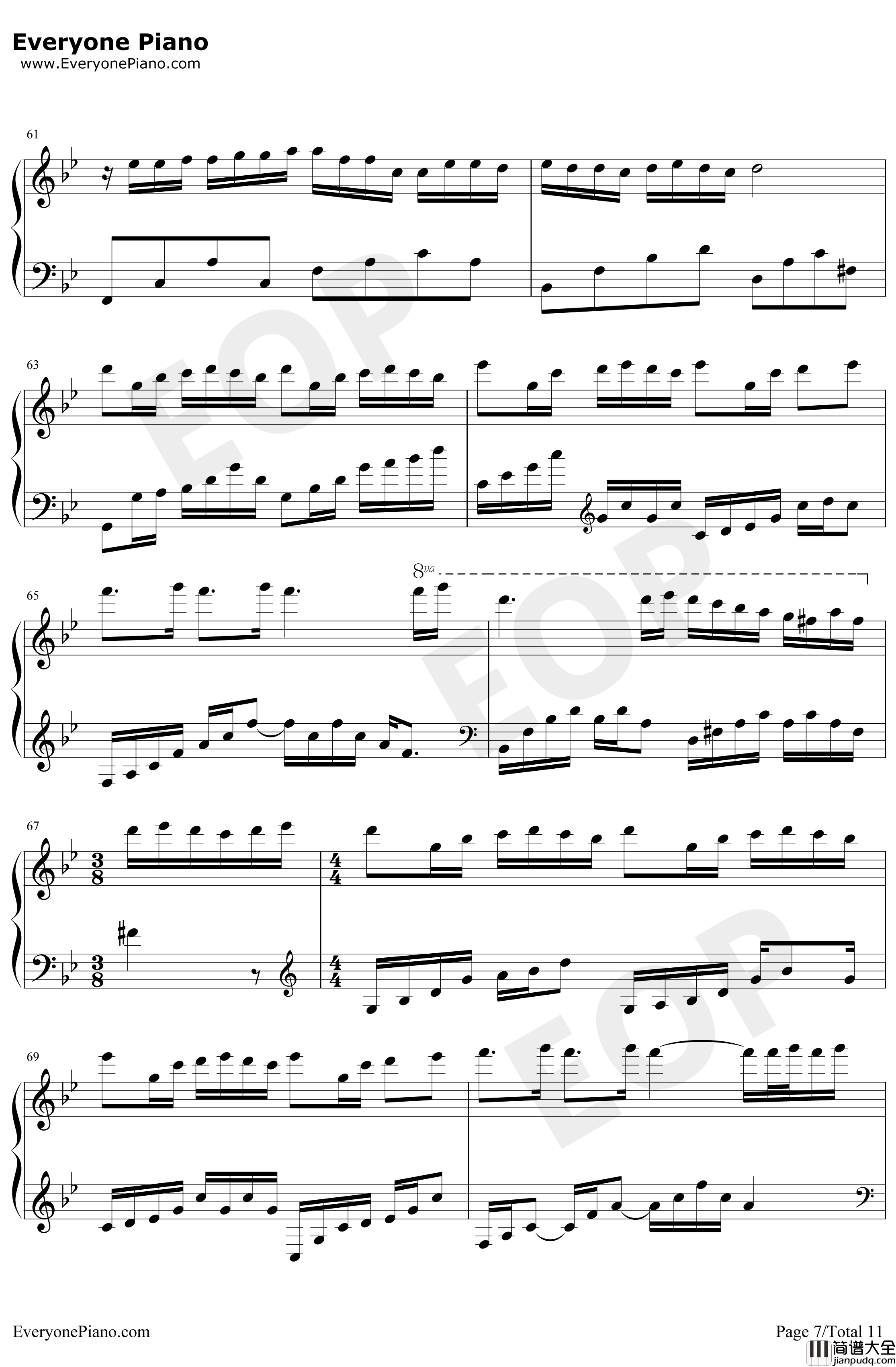 梦中的婚礼钢琴谱_理查德·克莱德曼_梦幻改编版