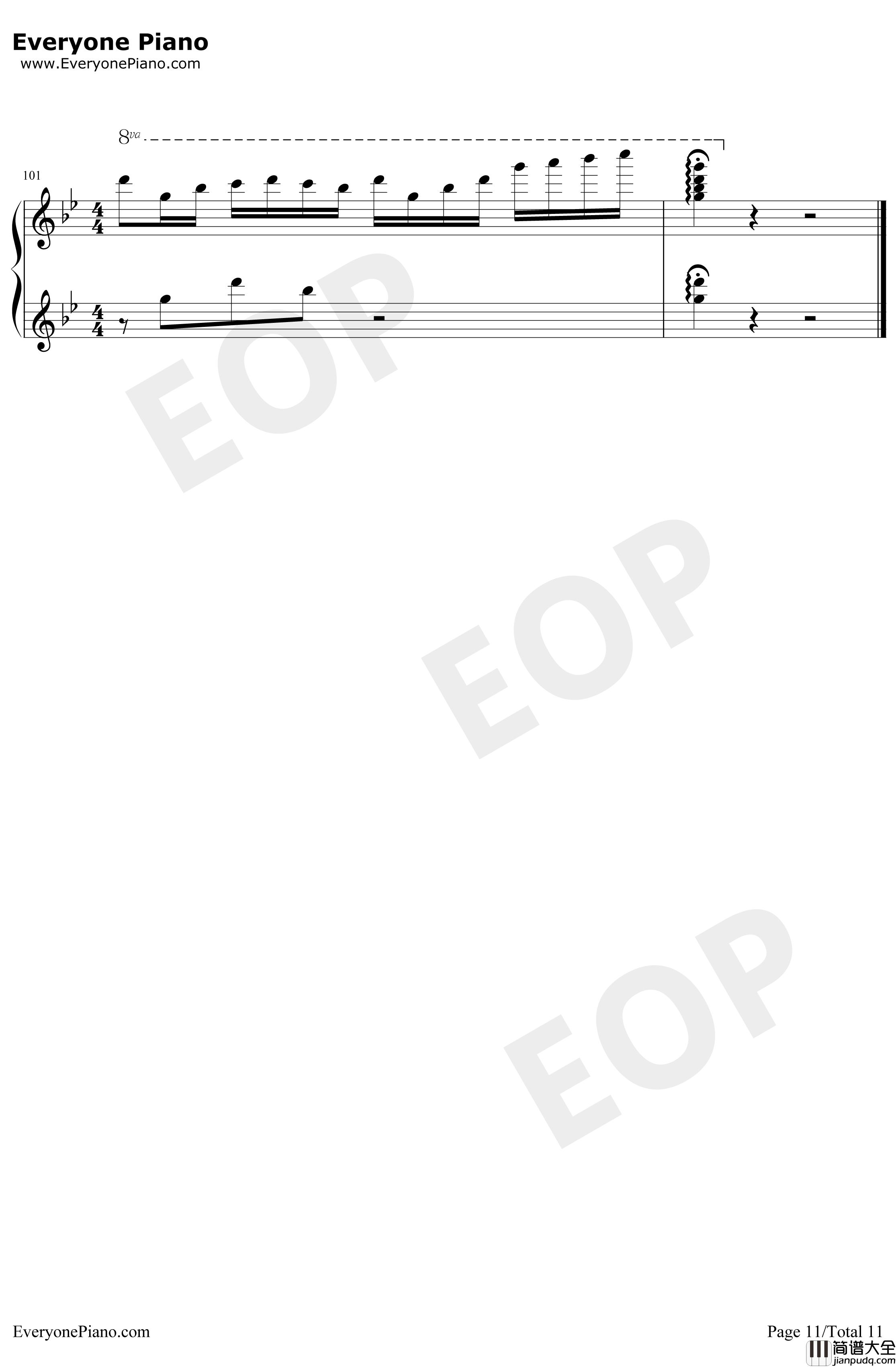 梦中的婚礼钢琴谱_理查德·克莱德曼_梦幻改编版