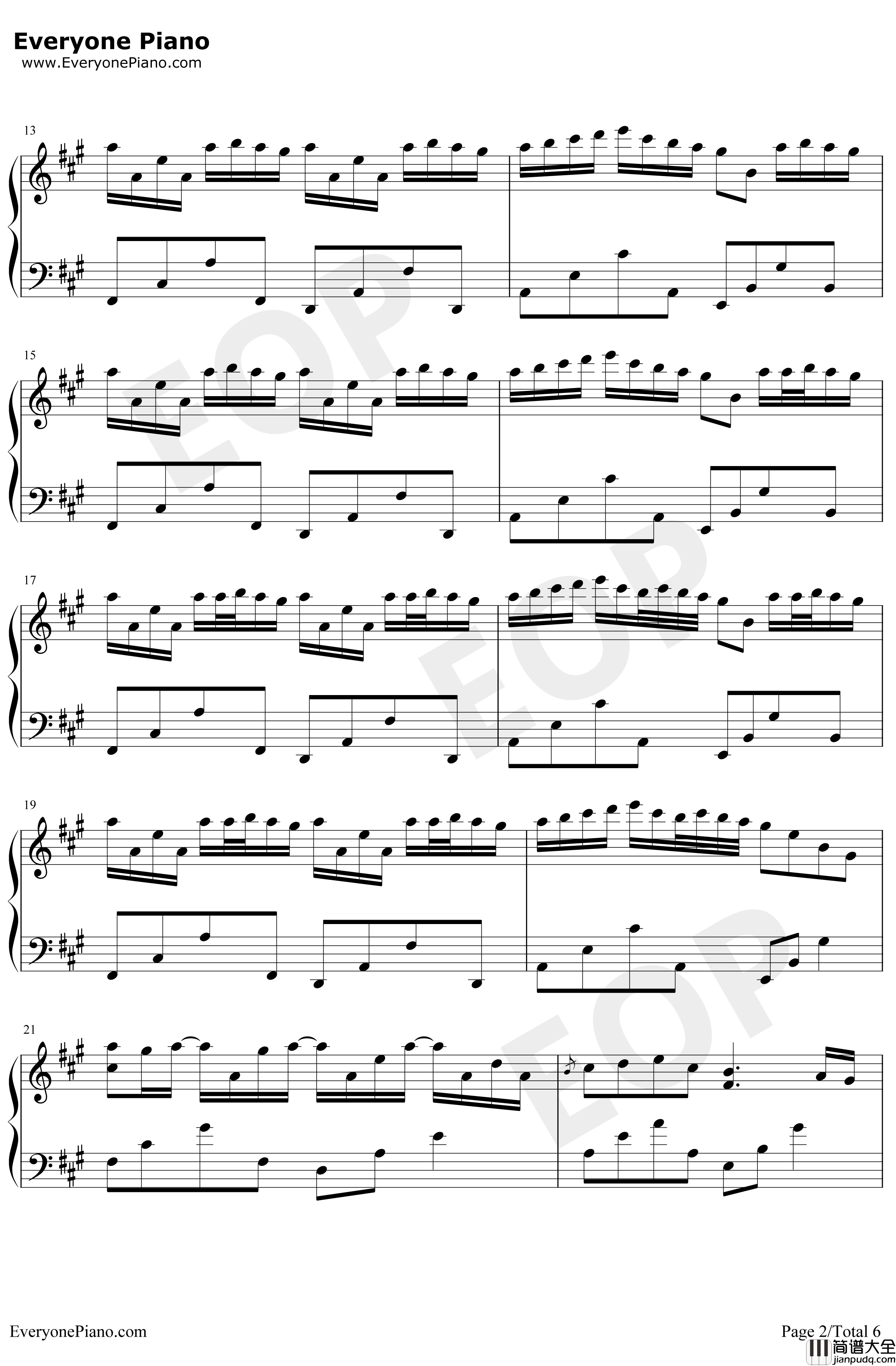 你的心河钢琴谱_李闰珉_怀旧十周年版