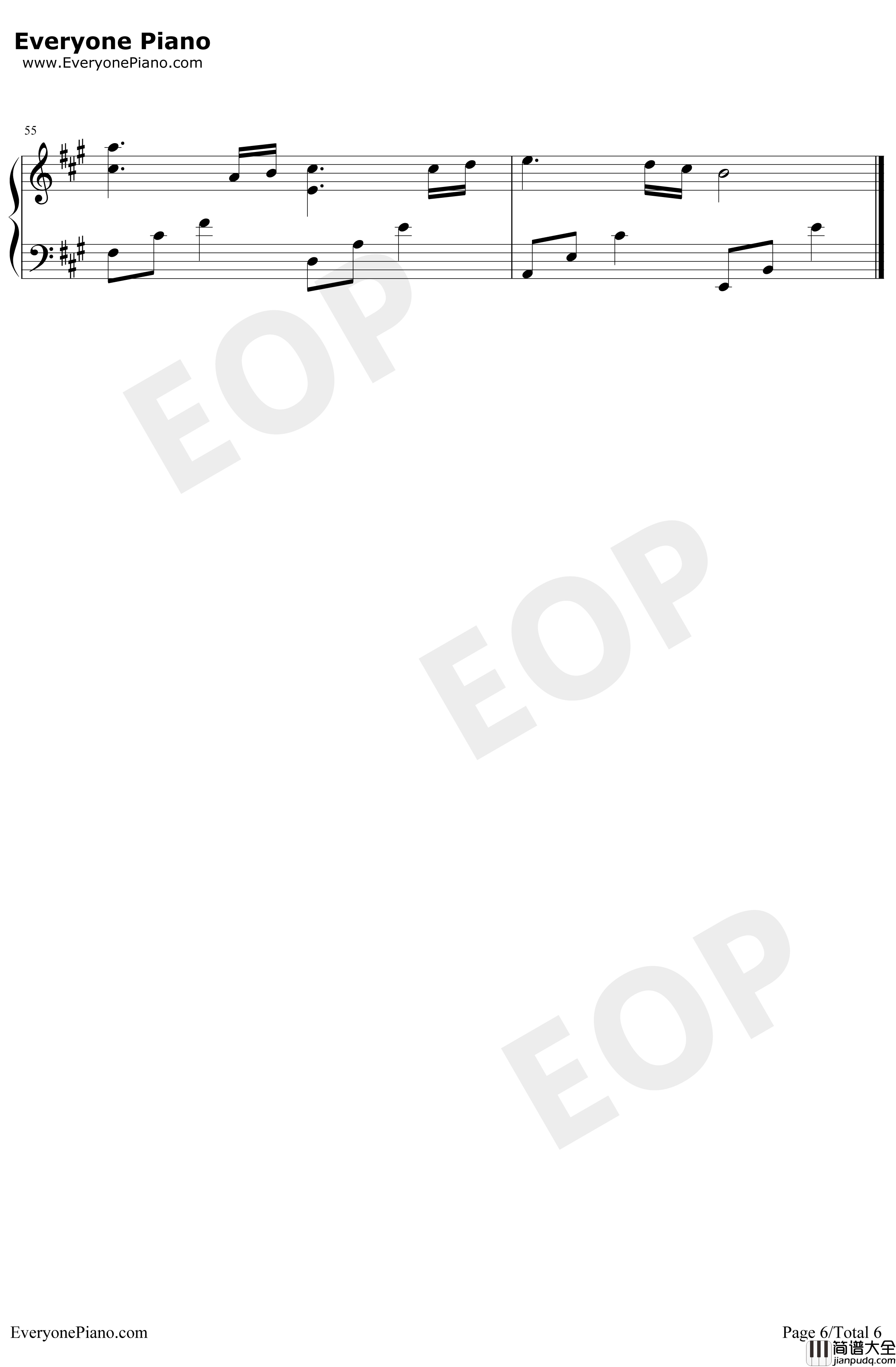 你的心河钢琴谱_李闰珉_怀旧十周年版